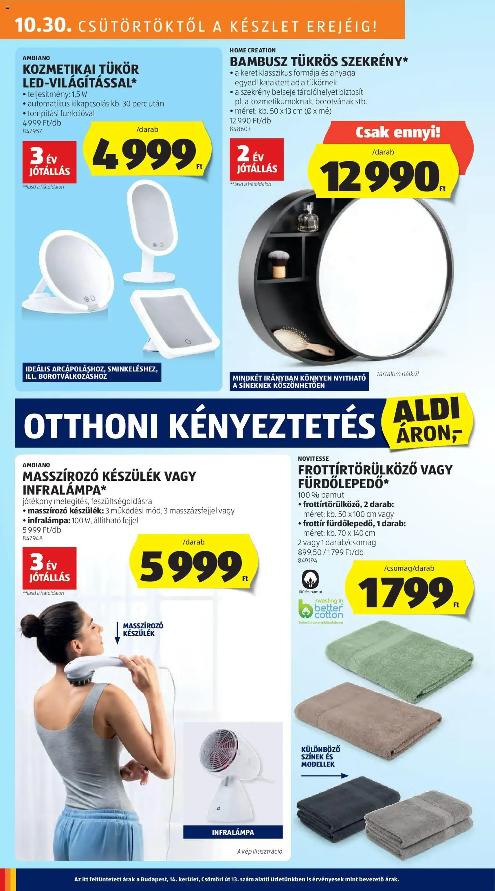 Aldi Akciós újság - 2025.10.30. érvényes szórólap 26 oldal 55 oldalból Aldi Akciós újság - 2025.10.30. érvényes szórólap 26 oldal 55 oldalból