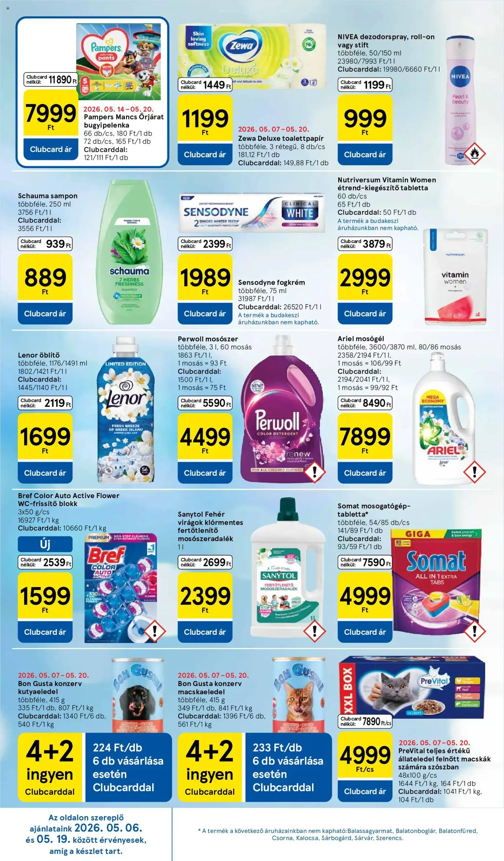 Tesco aktuális akciós újság - 2026.05.14. érvényes szórólap 8 oldal 34 oldalból