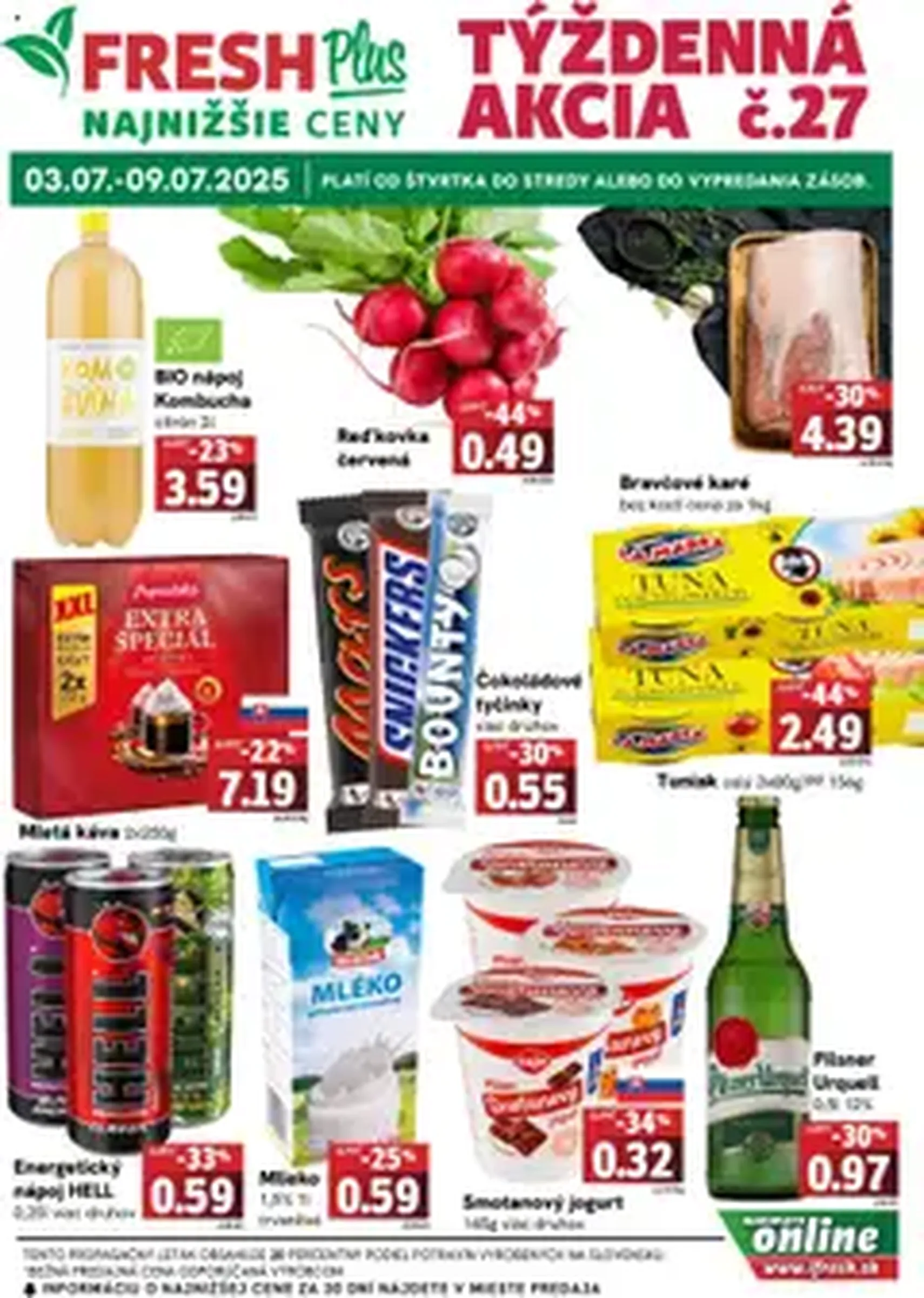 Fresh leták - platný leták od 03.07.2025 strana 1 z 1