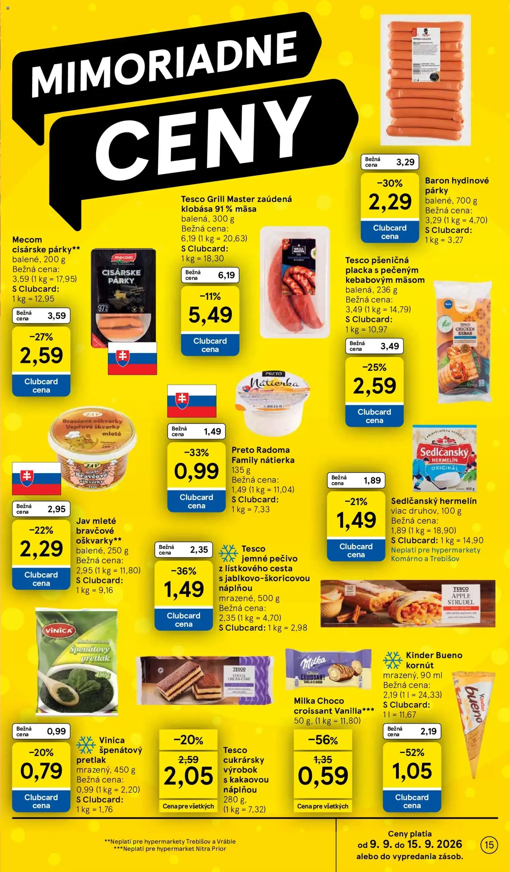 Tesco Hypermarket - leták - platný leták od 09.09.2026 strana 15 z 46