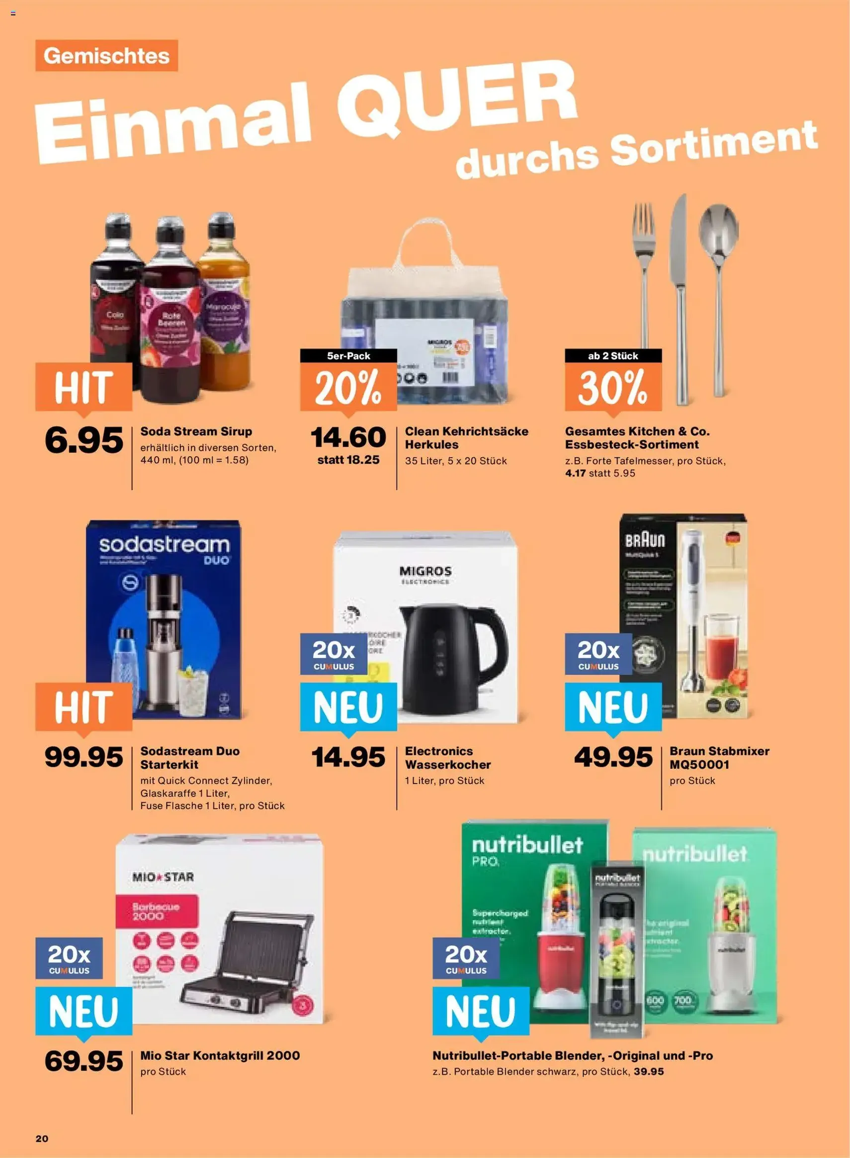 Migros aktionen - Gültiger Prospekt ab 08.10.2026, Seite 20 von insgesamt 24