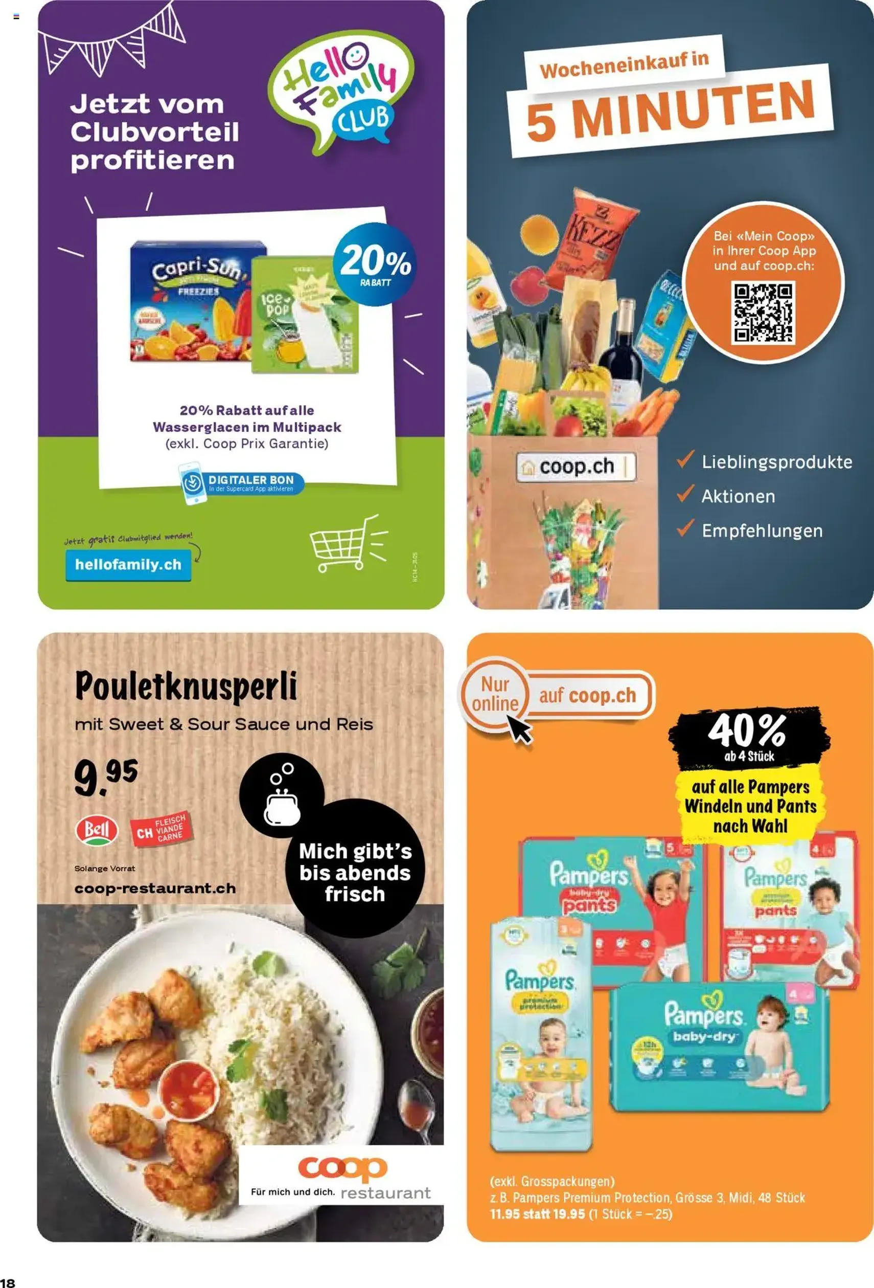Coop Aktionen - Gültiger Prospekt ab 31.07.2025, Seite 18 von insgesamt 24 Coop Aktionen - Gültiger Prospekt ab 31.07.2025, Seite 18 von insgesamt 24