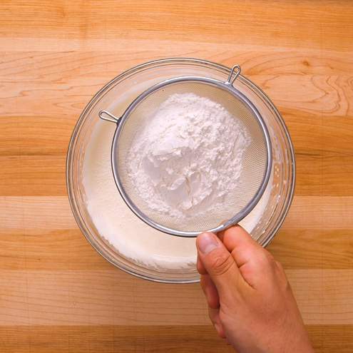 Torta con pan di spagna - procedimento 1
