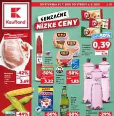 Kaufland Bratislava-Dúbravka - náhľad letáku platný od 31.07.2025
