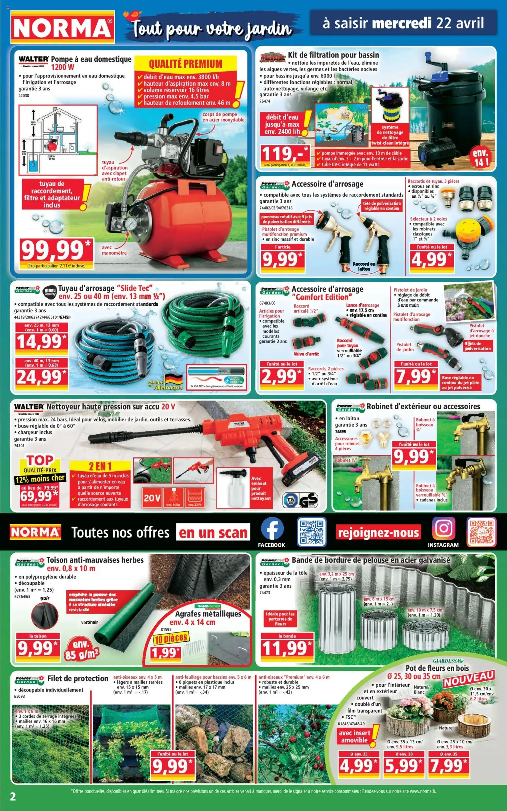 Norma catalogue - brochure valable à partir du 22/04/2026, page 2 sur 14
