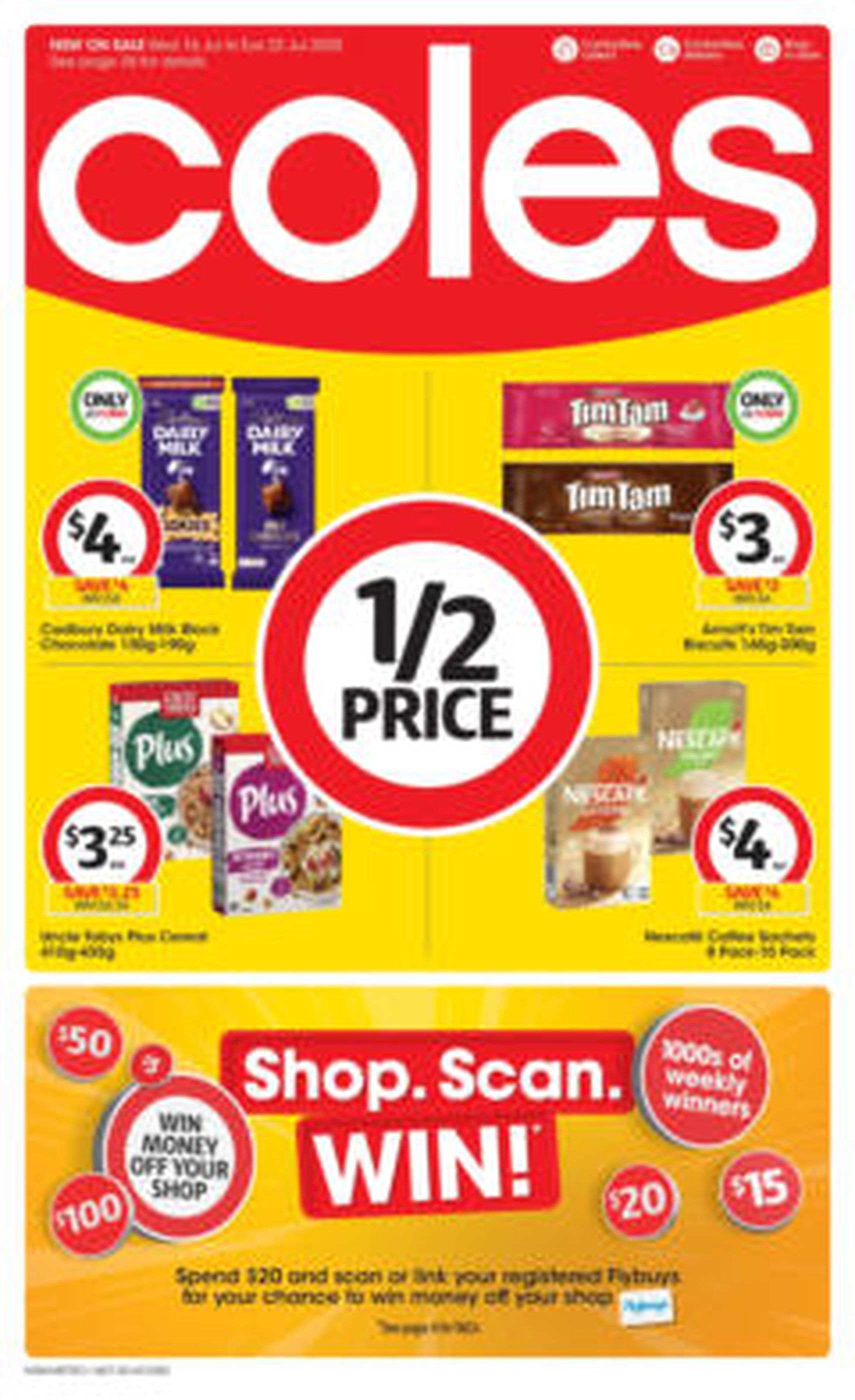 Coles Catalogue NSW - valid flyer from 16/07/2025, page 1 of 1