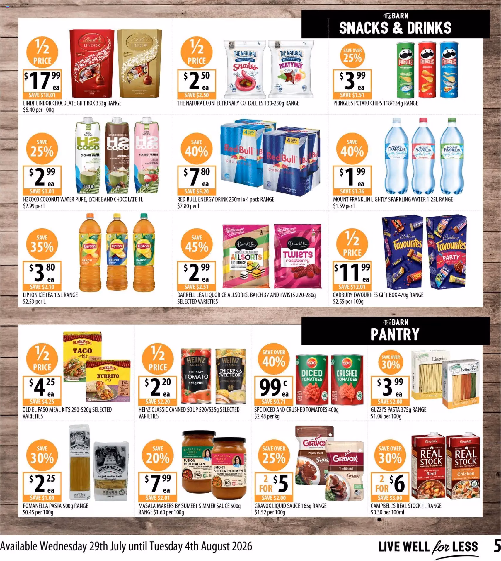 Supabarn catalogue - valid flyer from 29/07/2026, page 5 of 8