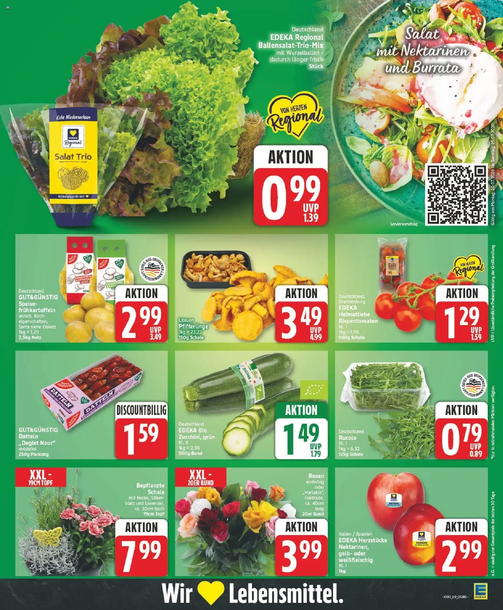 Edeka Prospekt - Gültiger Prospekt ab 20.07.2026, Seite 3 von insgesamt 28