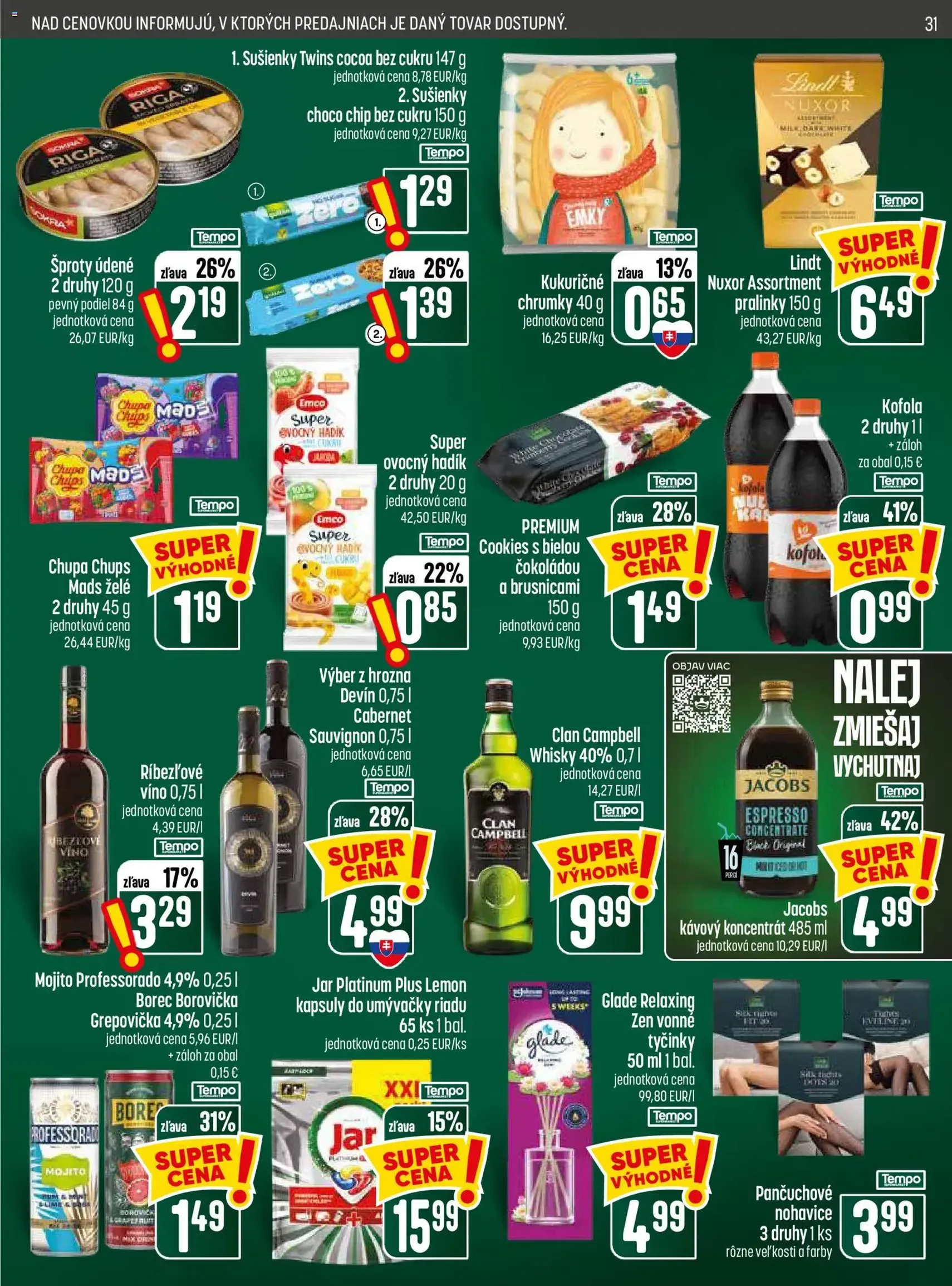 COOP Jednota leták - platný leták od 03.09.2026 strana 31 z 32