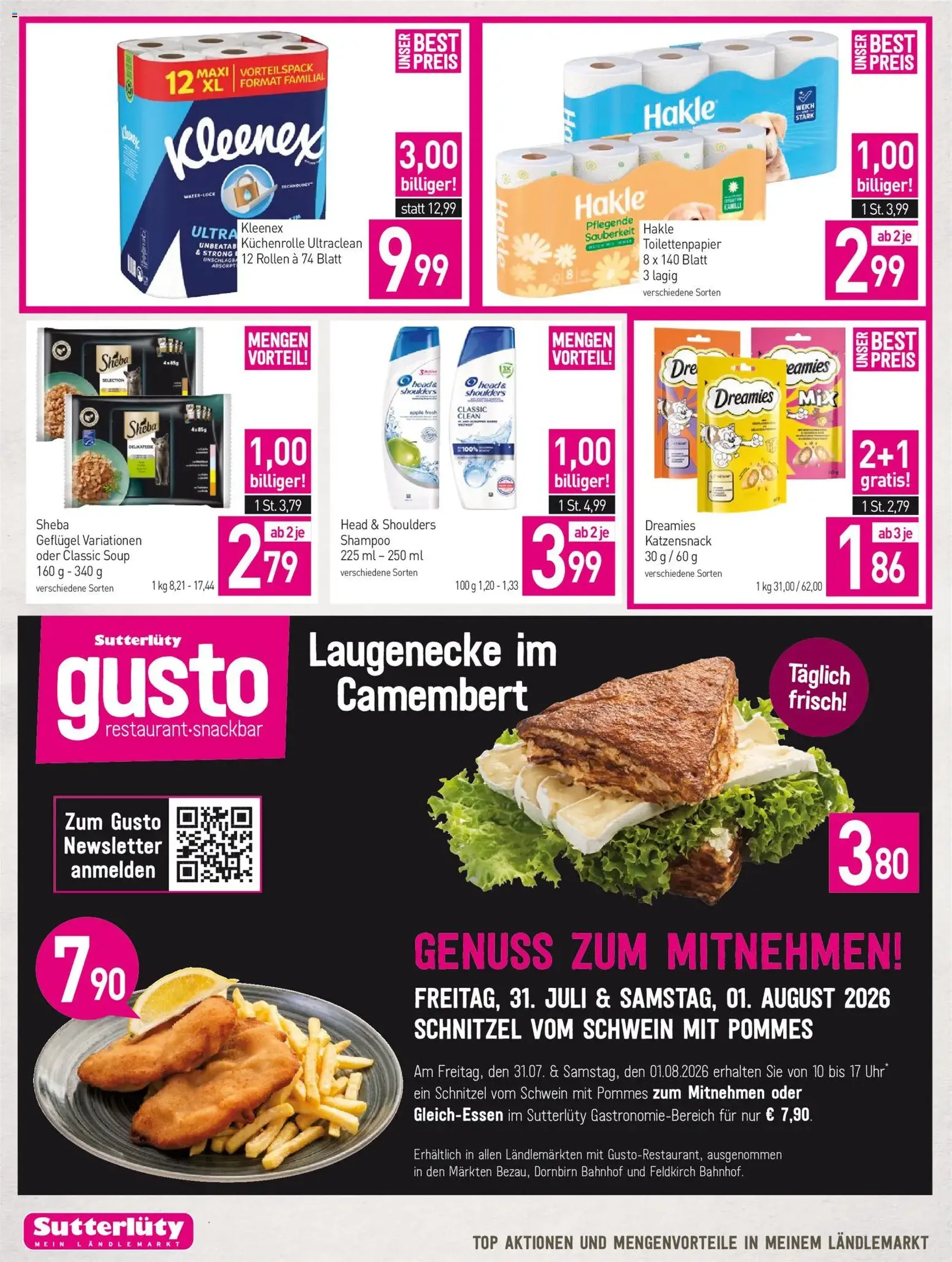 Sutterlüty Flugblatt - Gültiger Prospekt ab 30.07.2026, Seite 18 von insgesamt 20