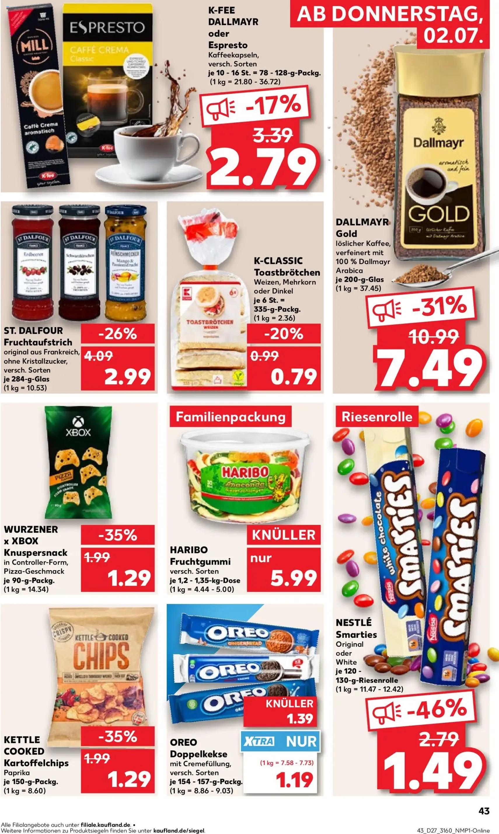 Kaufland Prospekt - Gültiger Prospekt ab 02.07.2026, Seite 43 von insgesamt 64