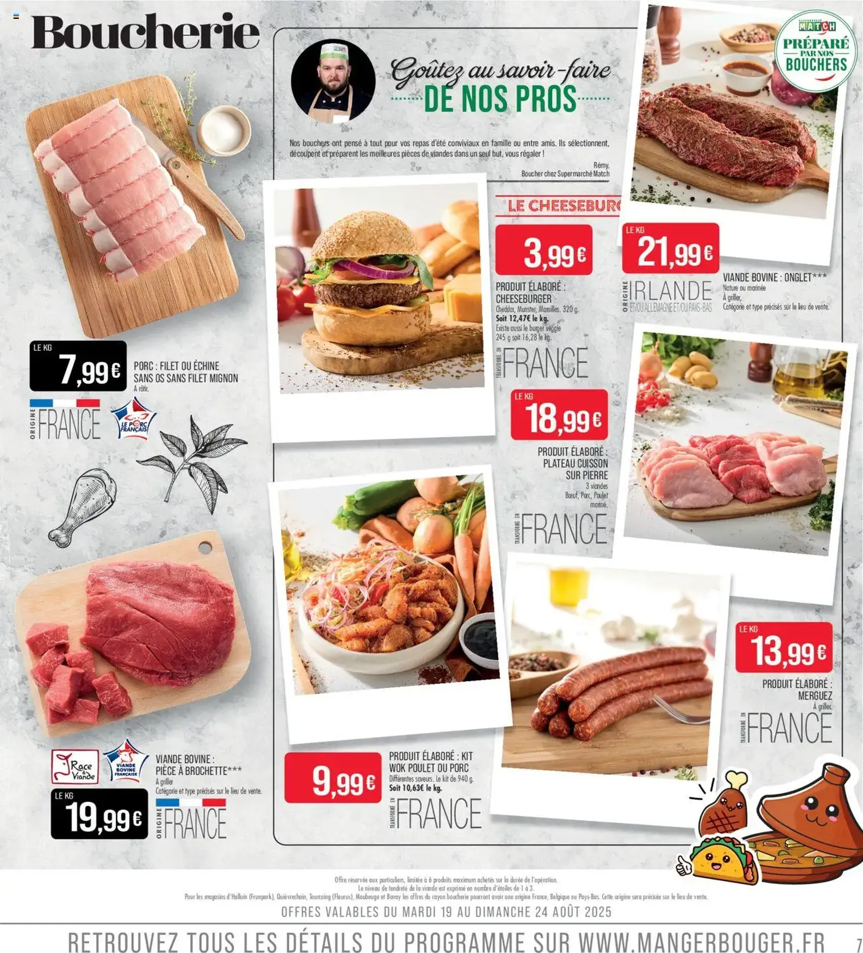 Match Supermarché catalogue - brochure valable à partir du 18/08/2025, page 7 sur 24