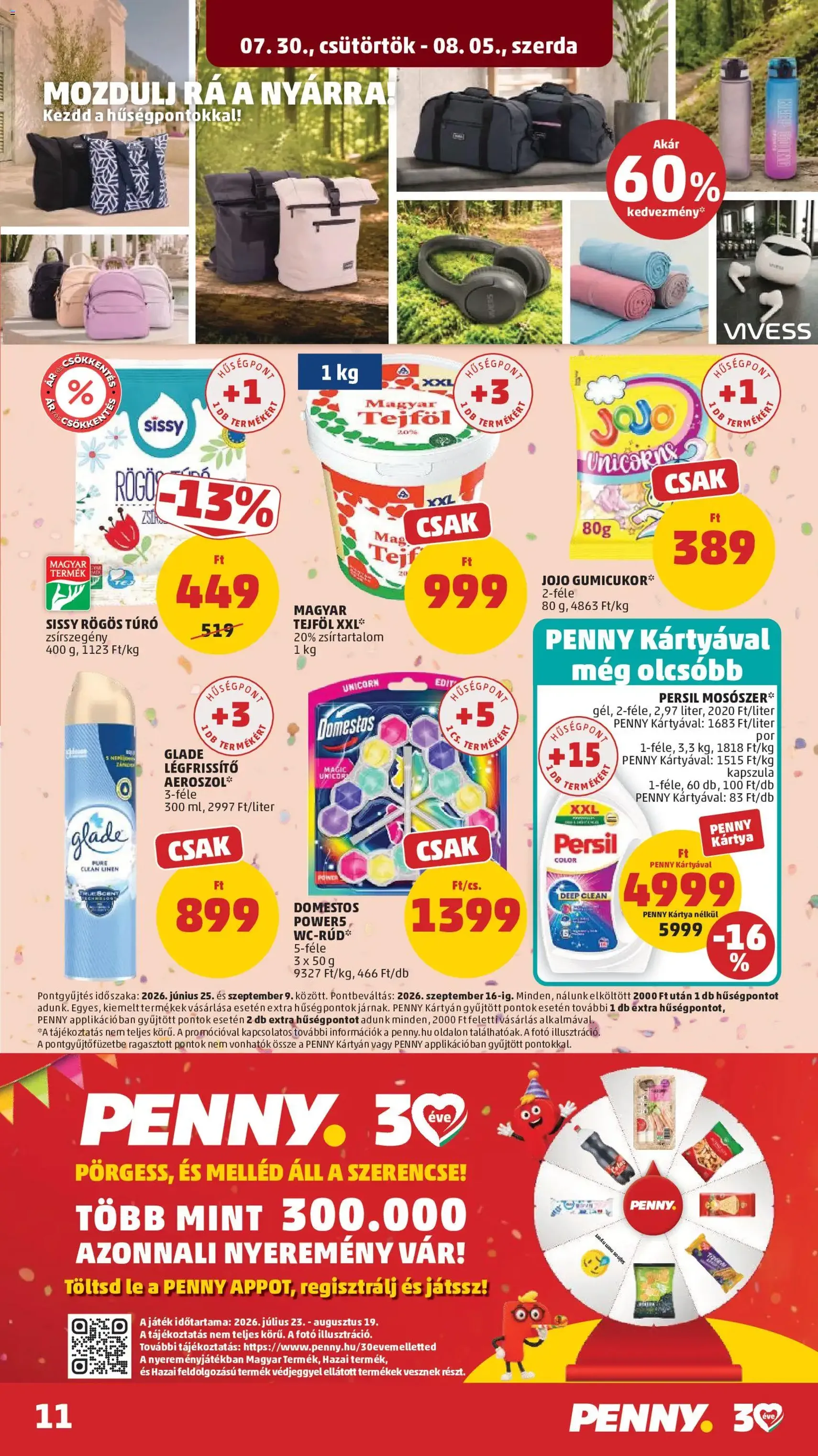 PENNY akciós újság - 2026.07.30. érvényes szórólap 14 oldal 39 oldalból