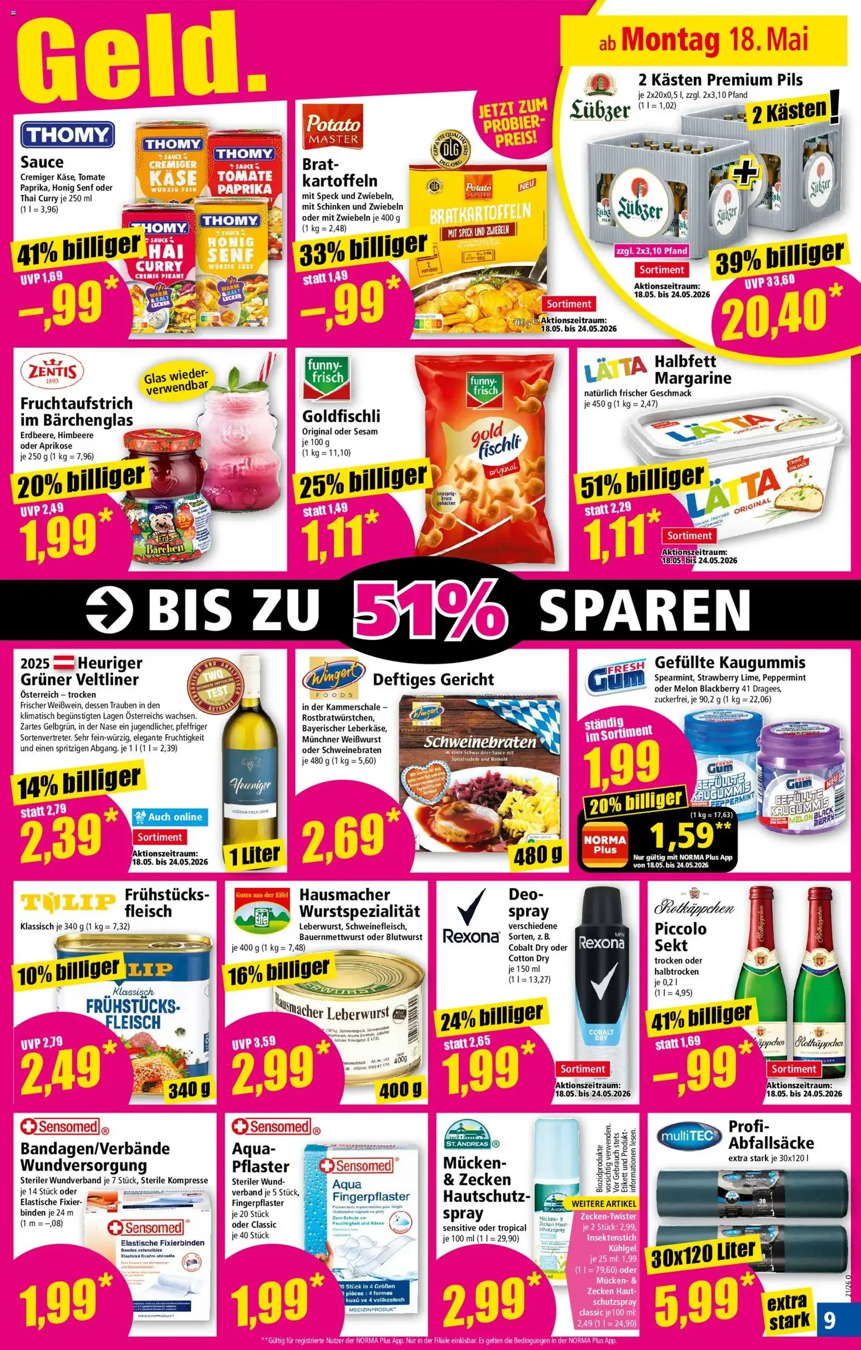 Norma Prospekt - Gültiger Prospekt ab 18.05.2026, Seite 9 von insgesamt 21