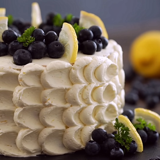 Recipe preview The best Blueberry Lemon Cake