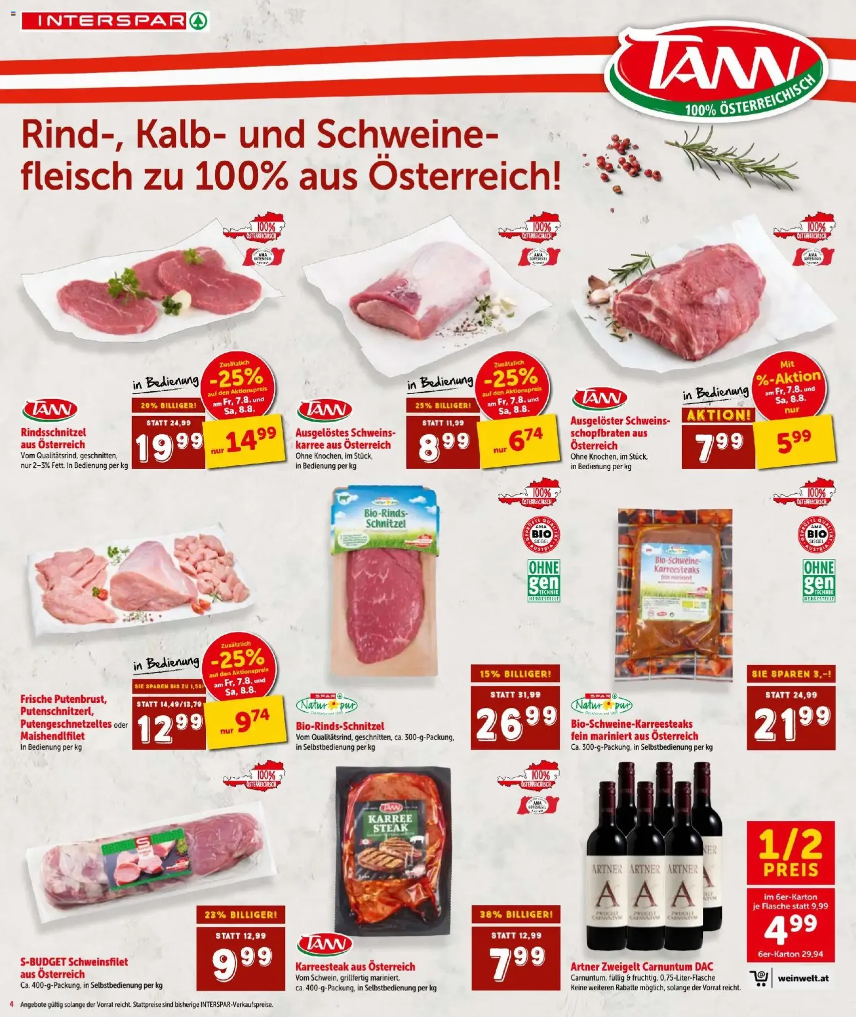 Interspar - Flugblatt - Gültiger Prospekt ab 06.08.2026, Seite 4 von insgesamt 16
