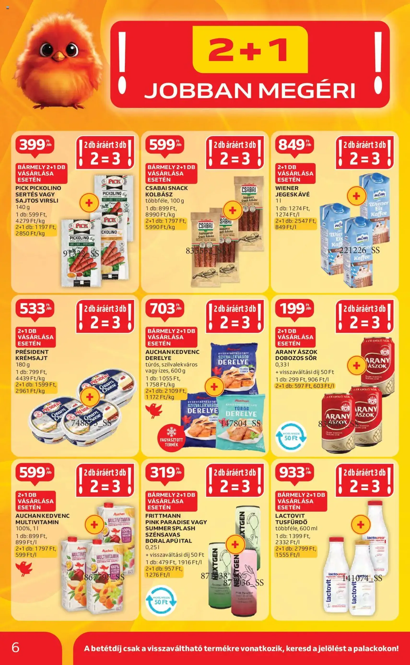 Auchan Akciós újság - 2025.07.24. érvényes szórólap 6 oldal 60 oldalból