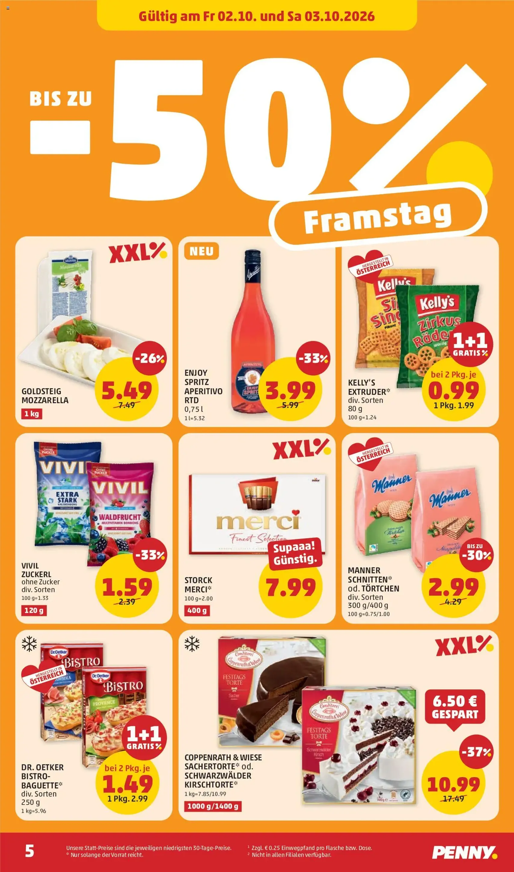 Penny Markt - Flugblatt - Gültiger Prospekt ab 01.10.2026, Seite 5 von insgesamt 32