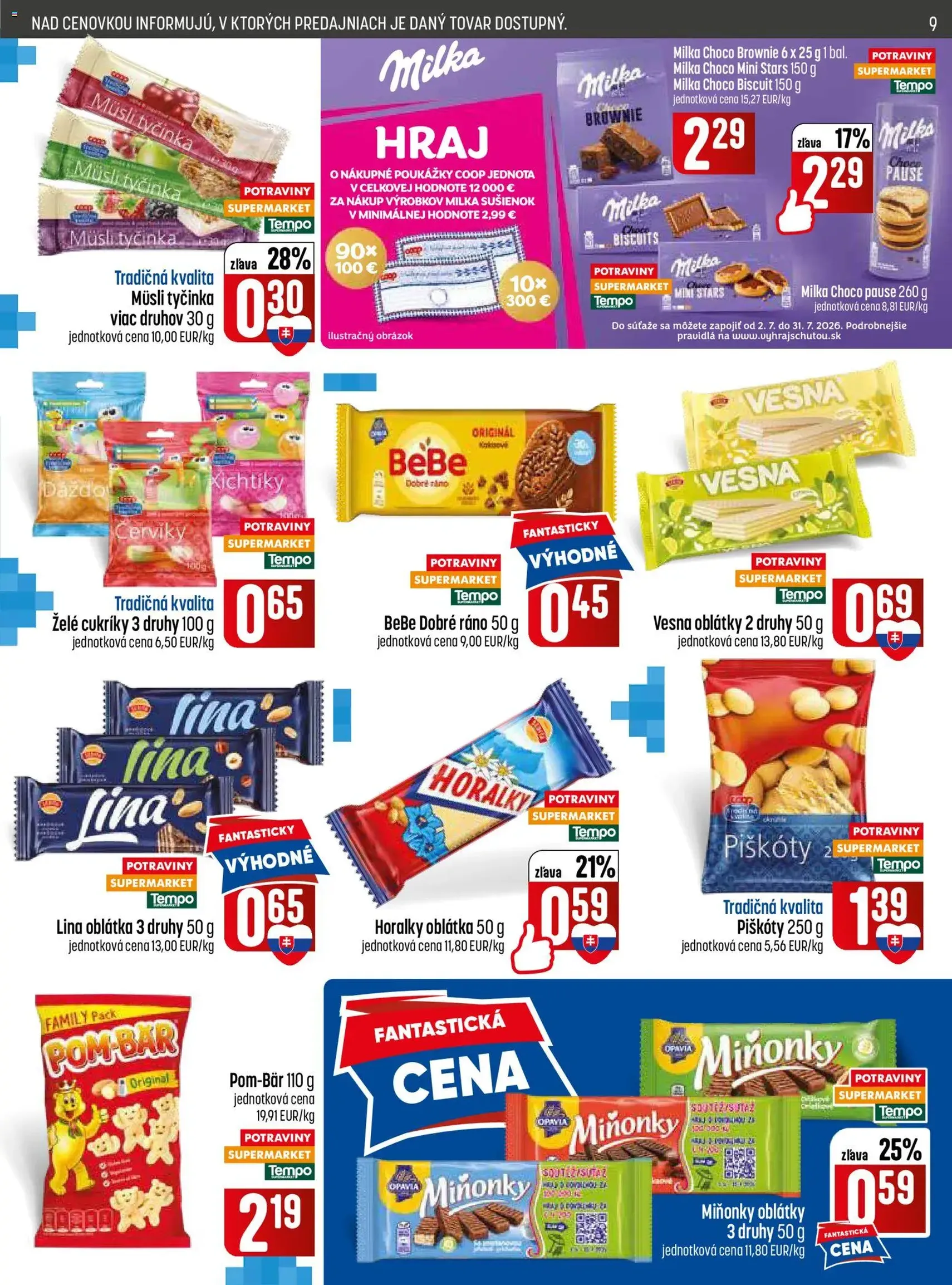 COOP Jednota leták - platný leták od 02.07.2026 strana 9 z 28