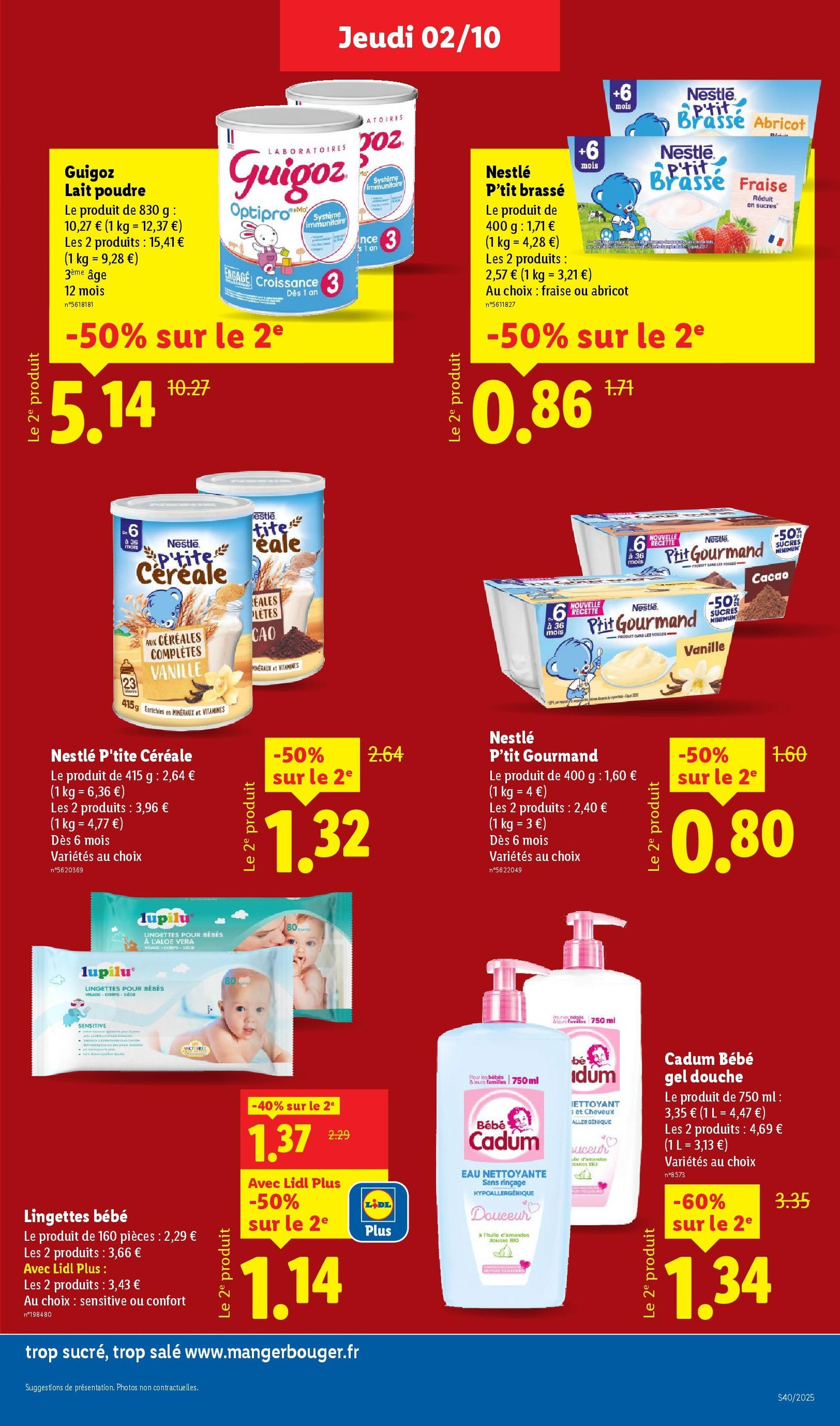 LIDL catalogue semaine 40 - brochure valable à partir du 02/10/2025, page 15 sur 76 LIDL catalogue semaine 40 - brochure valable à partir du 02/10/2025, page 15 sur 76