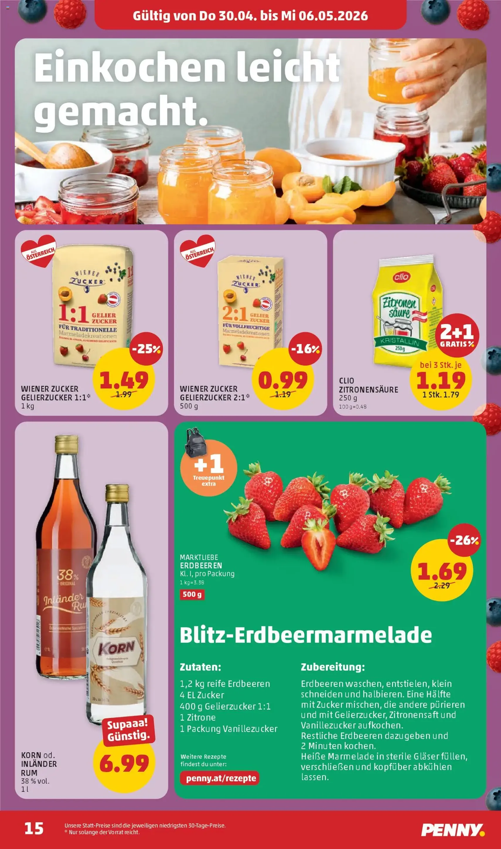 Penny Markt - Flugblatt - Gültiger Prospekt ab 30.04.2026, Seite 15 von insgesamt 32