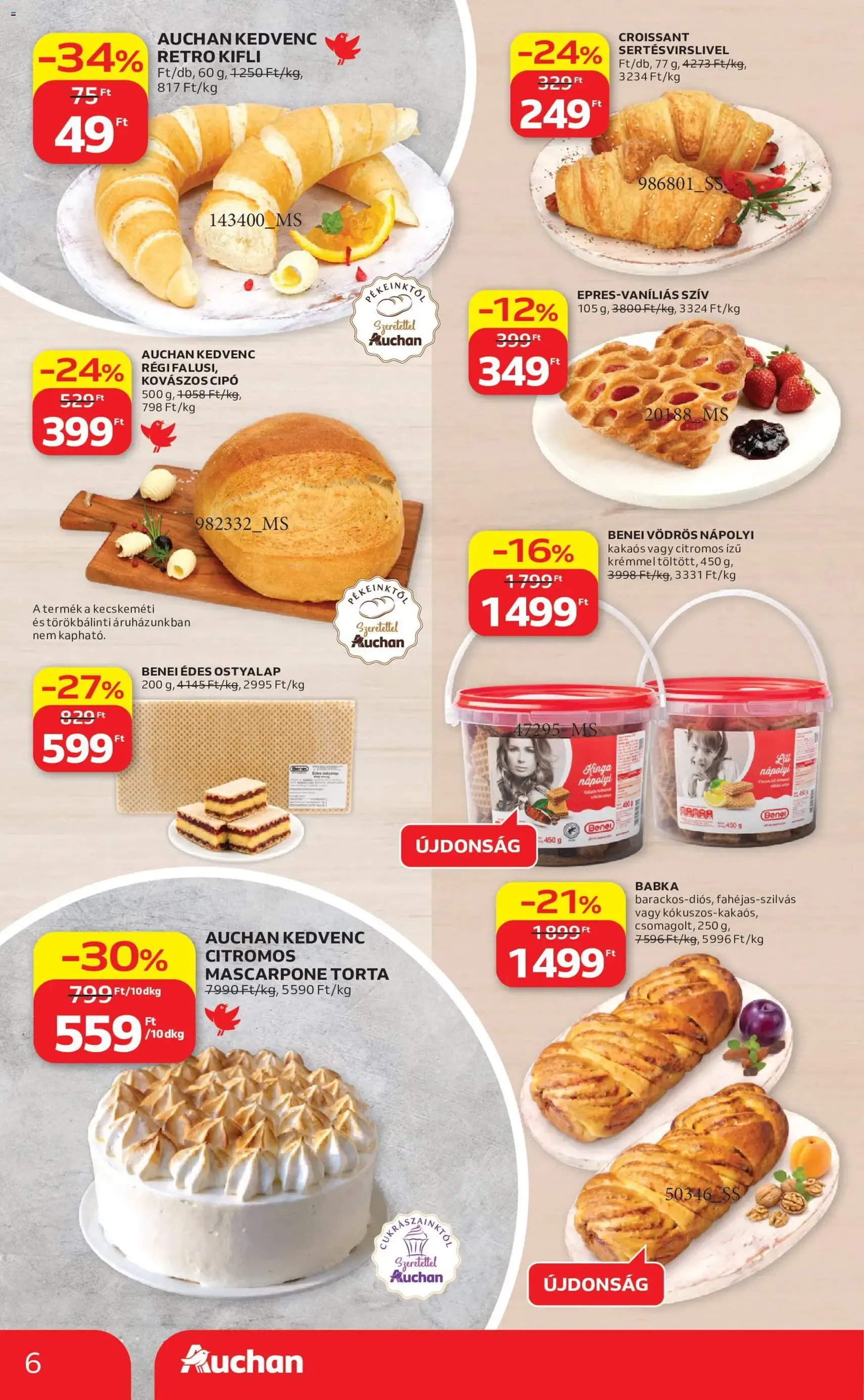 Auchan akciós újság - 2026.06.18. érvényes szórólap 6 oldal 40 oldalból