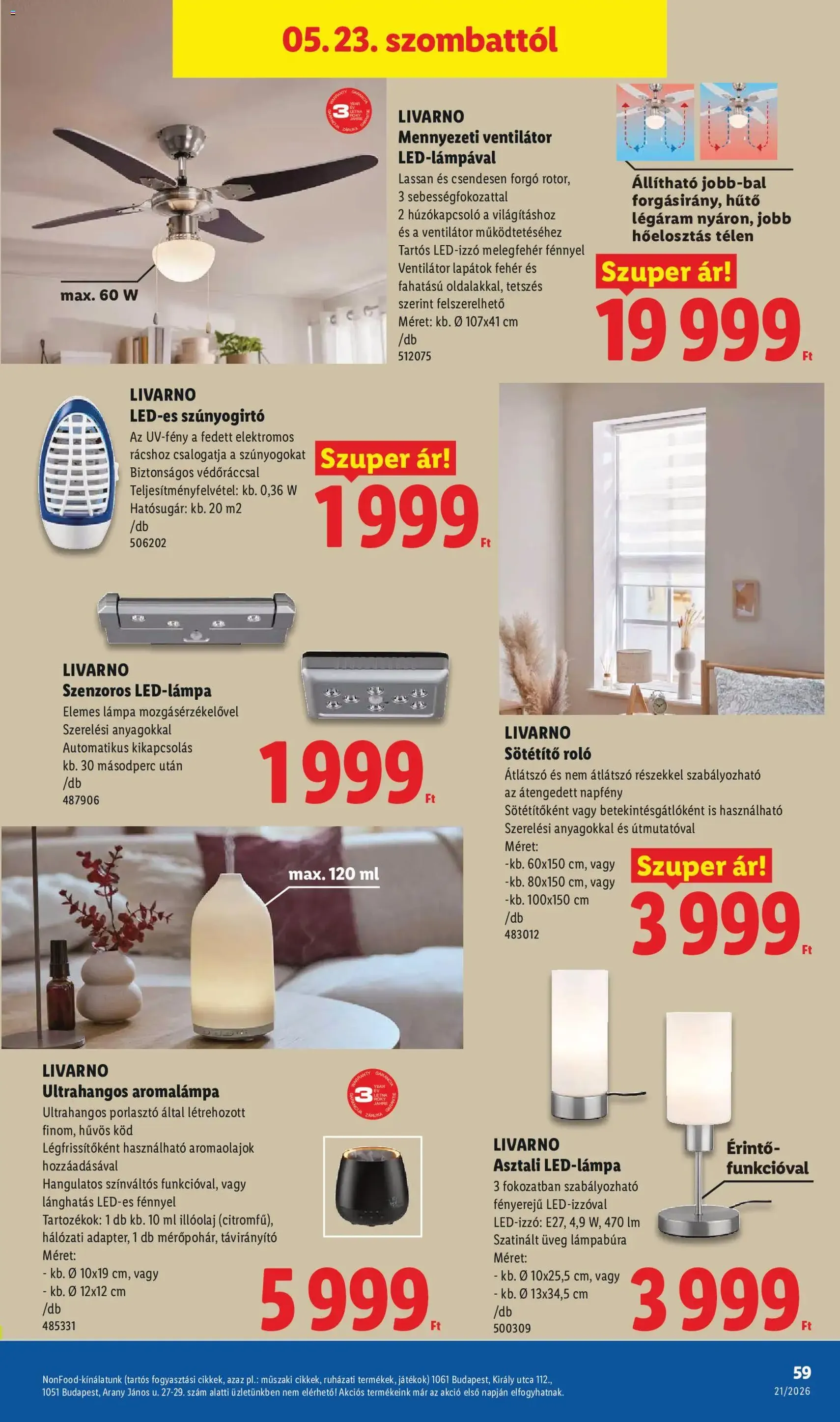 Lidl akciós újság - 2026.05.21. érvényes szórólap 59 oldal 84 oldalból