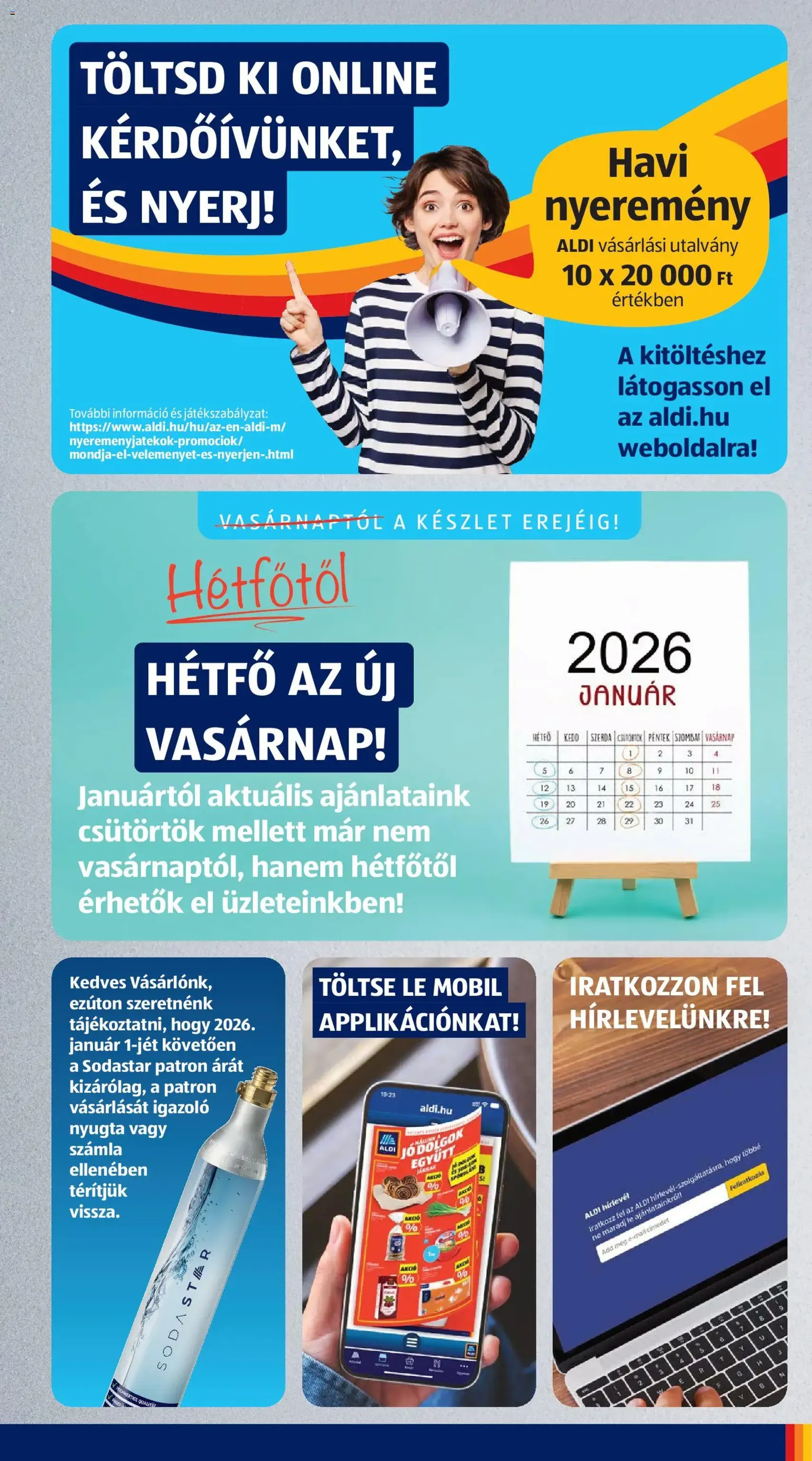 Aldi Akciós újság - 2025.12.04. érvényes szórólap 3 oldal 63 oldalból