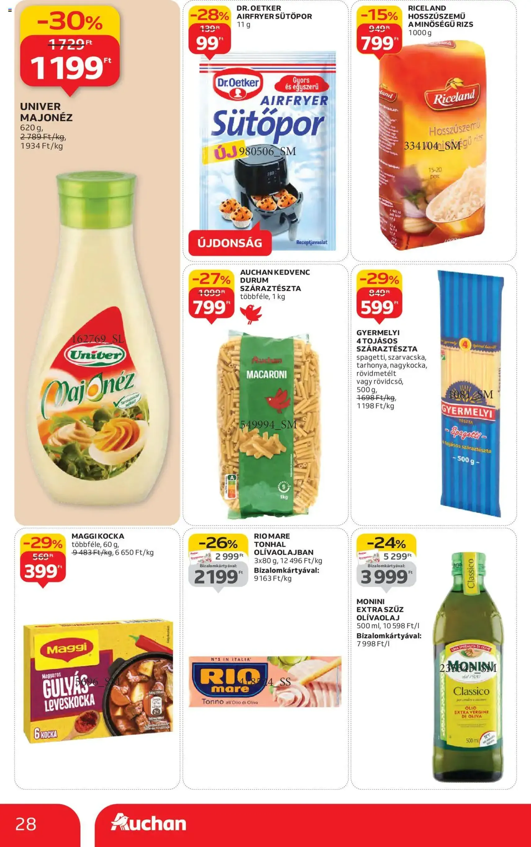 Auchan Akciós újság - 2025.10.16. érvényes szórólap 28 oldal 54 oldalból Auchan Akciós újság - 2025.10.16. érvényes szórólap 28 oldal 54 oldalból