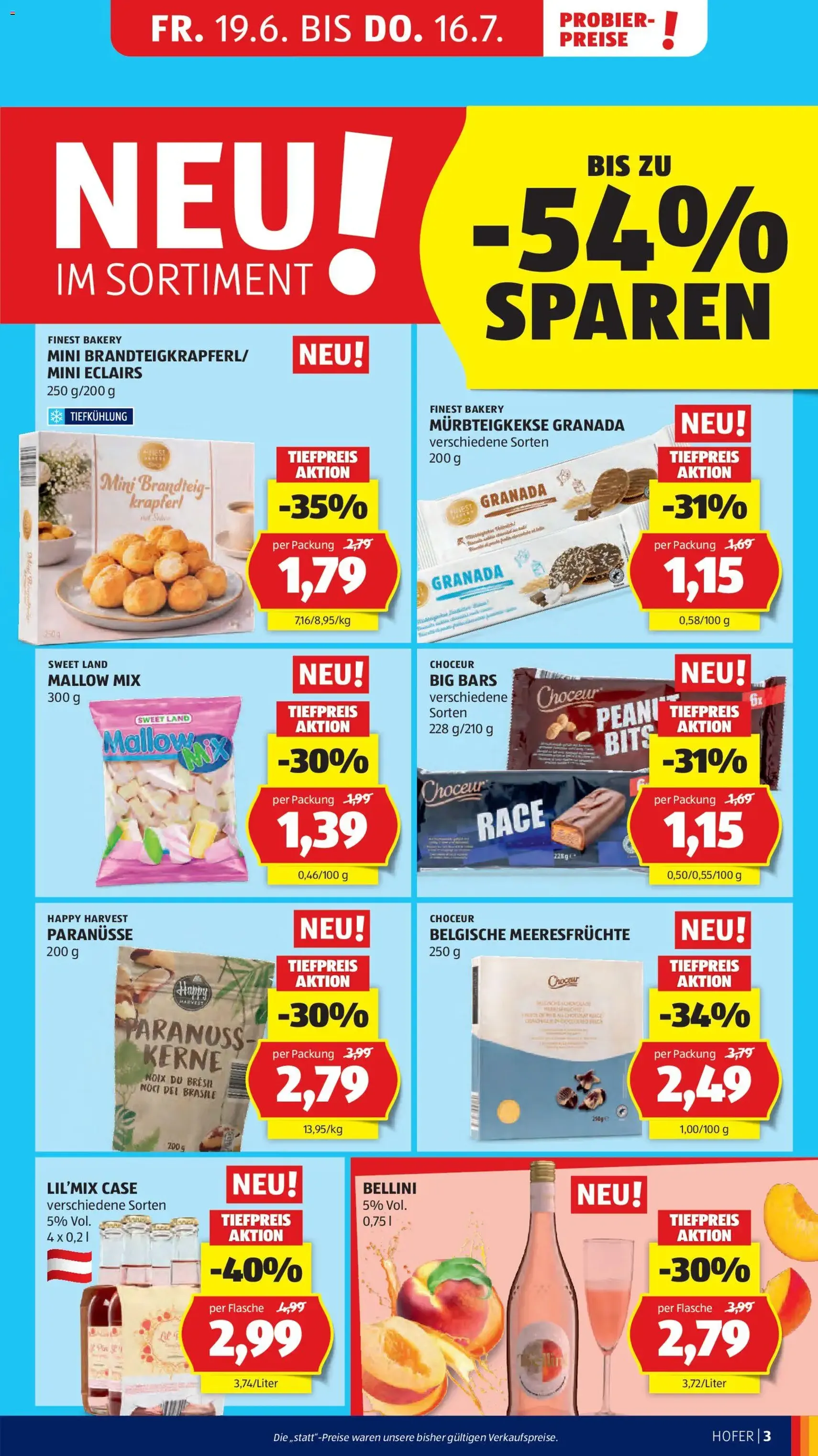 Hofer Flugblatt - Gültiger Prospekt ab 19.06.2026, Seite 7 von insgesamt 46