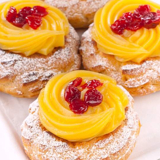 Anteprima ricetta Crema Pasticcera per Zeppole di San Giuseppe
