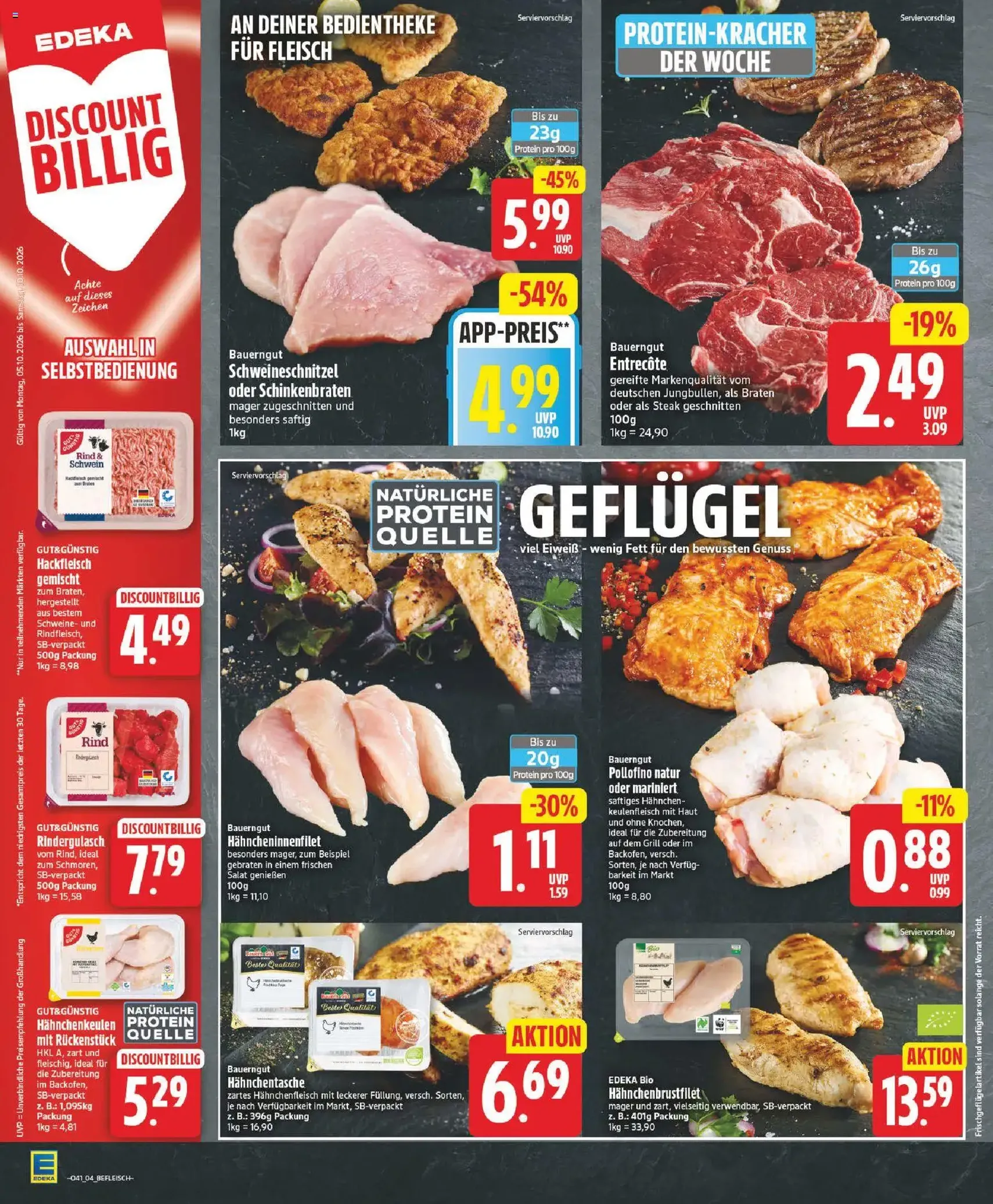 Edeka Prospekt - Gültiger Prospekt ab 05.10.2026, Seite 4 von insgesamt 29