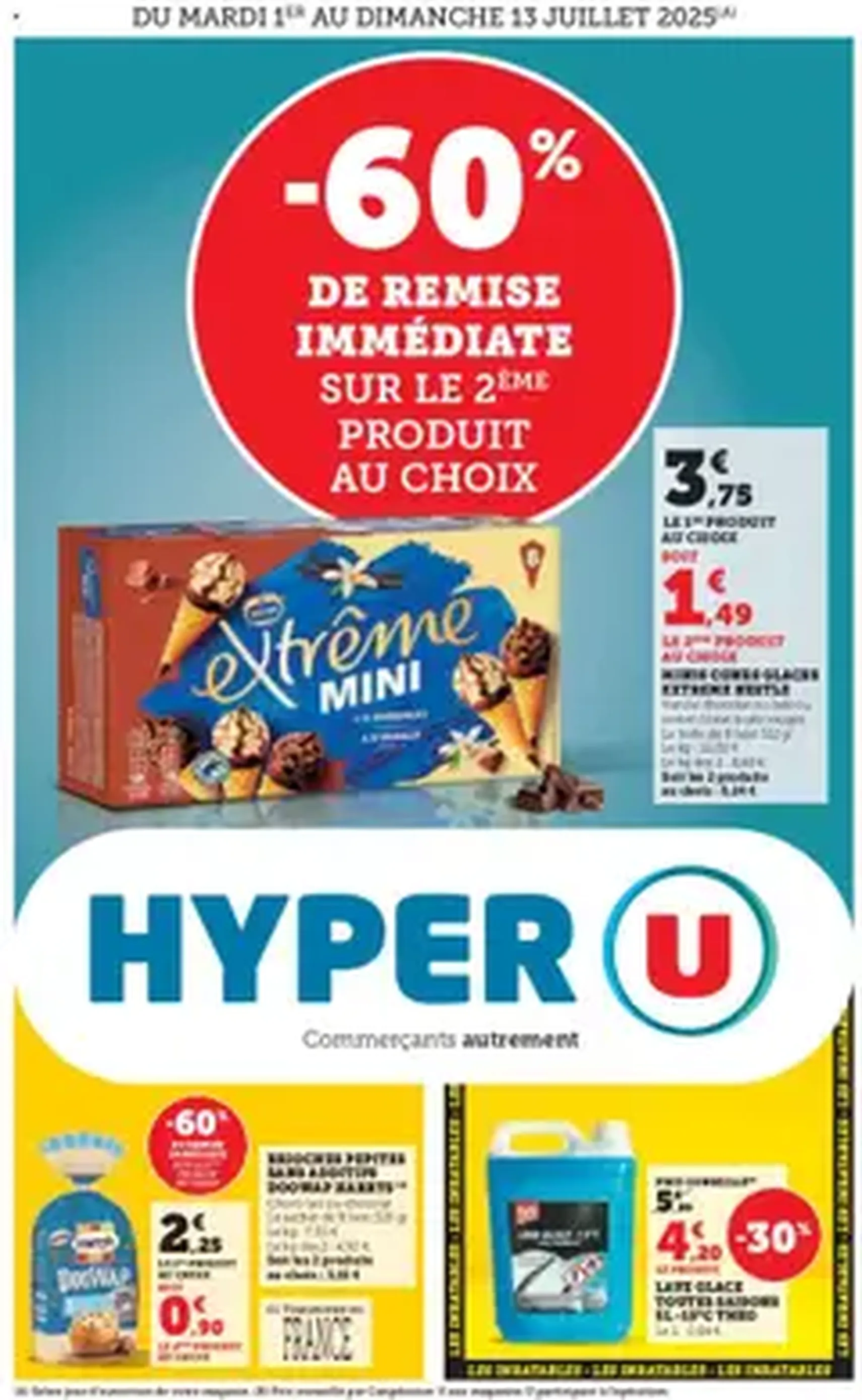 Hyper U catalogue - brochure valable à partir du 01/07/2025, page 1 sur 1
