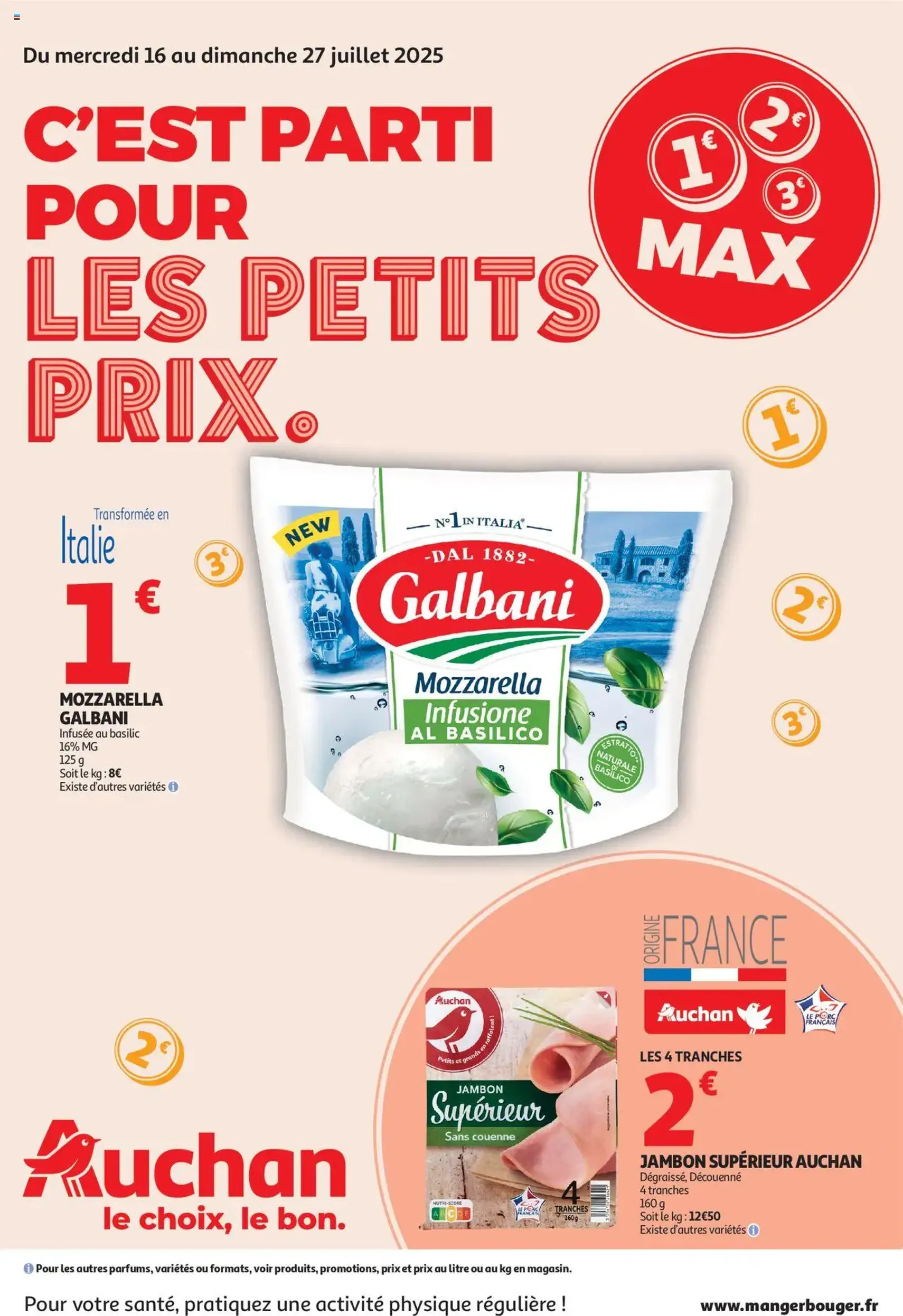 Auchan prospectus - brochure valable à partir du 16/07/2025, page 1 sur 58 Auchan prospectus - brochure valable à partir du 16/07/2025, page 1 sur 58