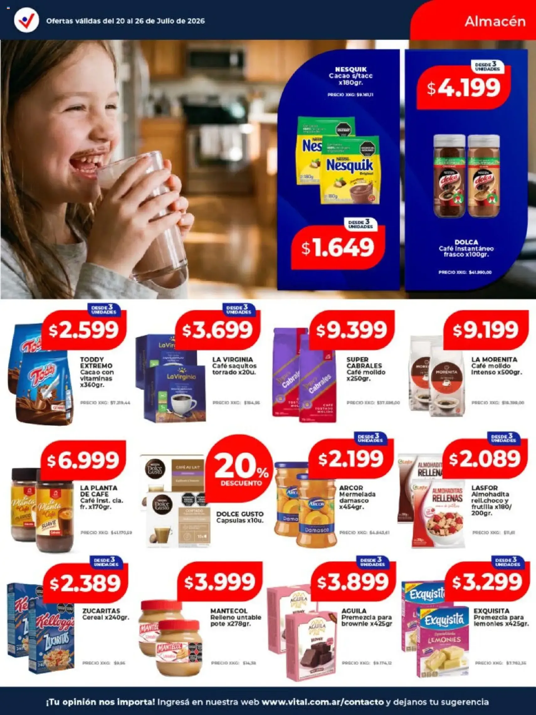Vital - Ofertas - folleto válido desde 20/07/2026 página 19 de 26