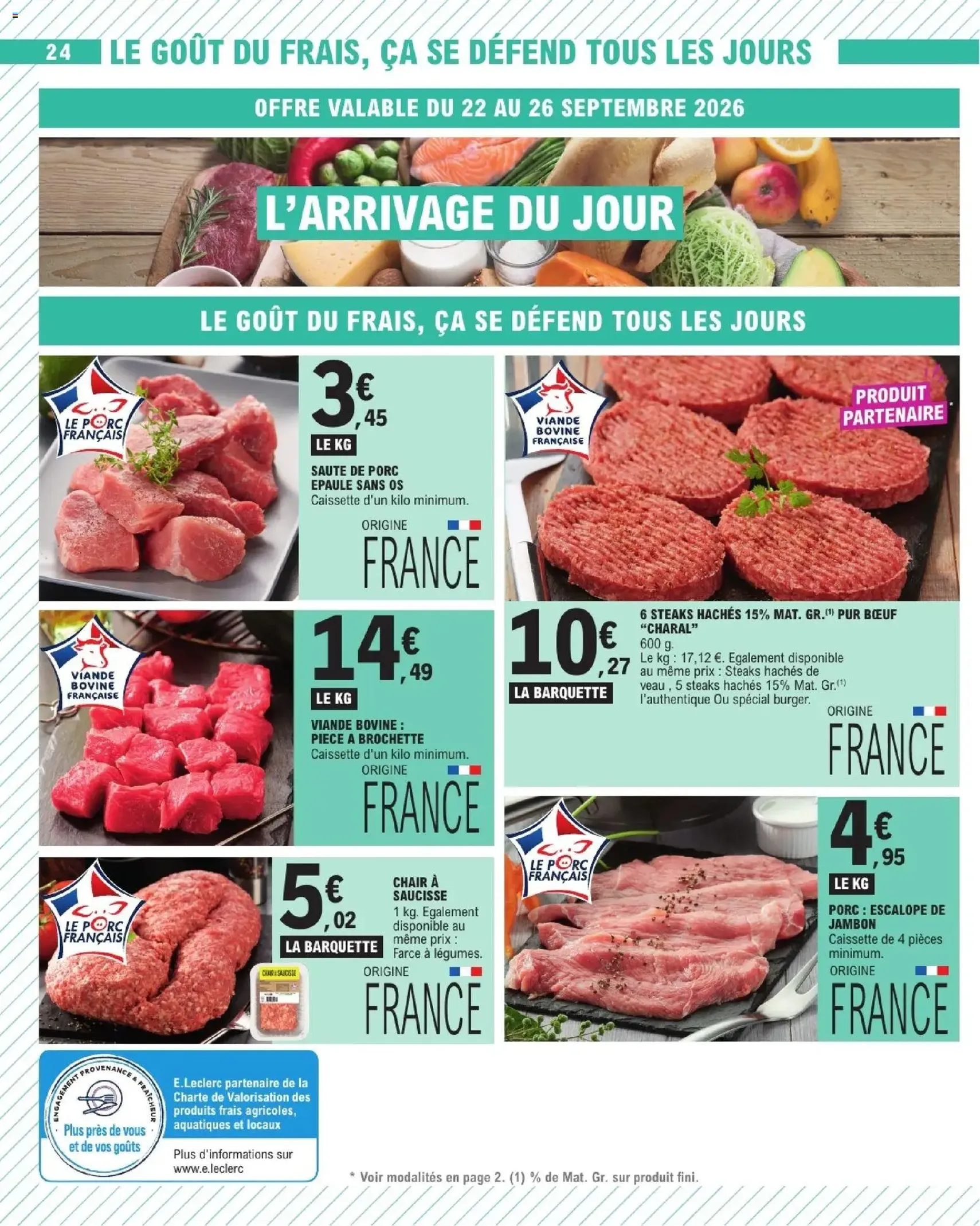 E.Leclerc catalogue - brochure valable à partir du 22/09/2026, page 24 sur 40
