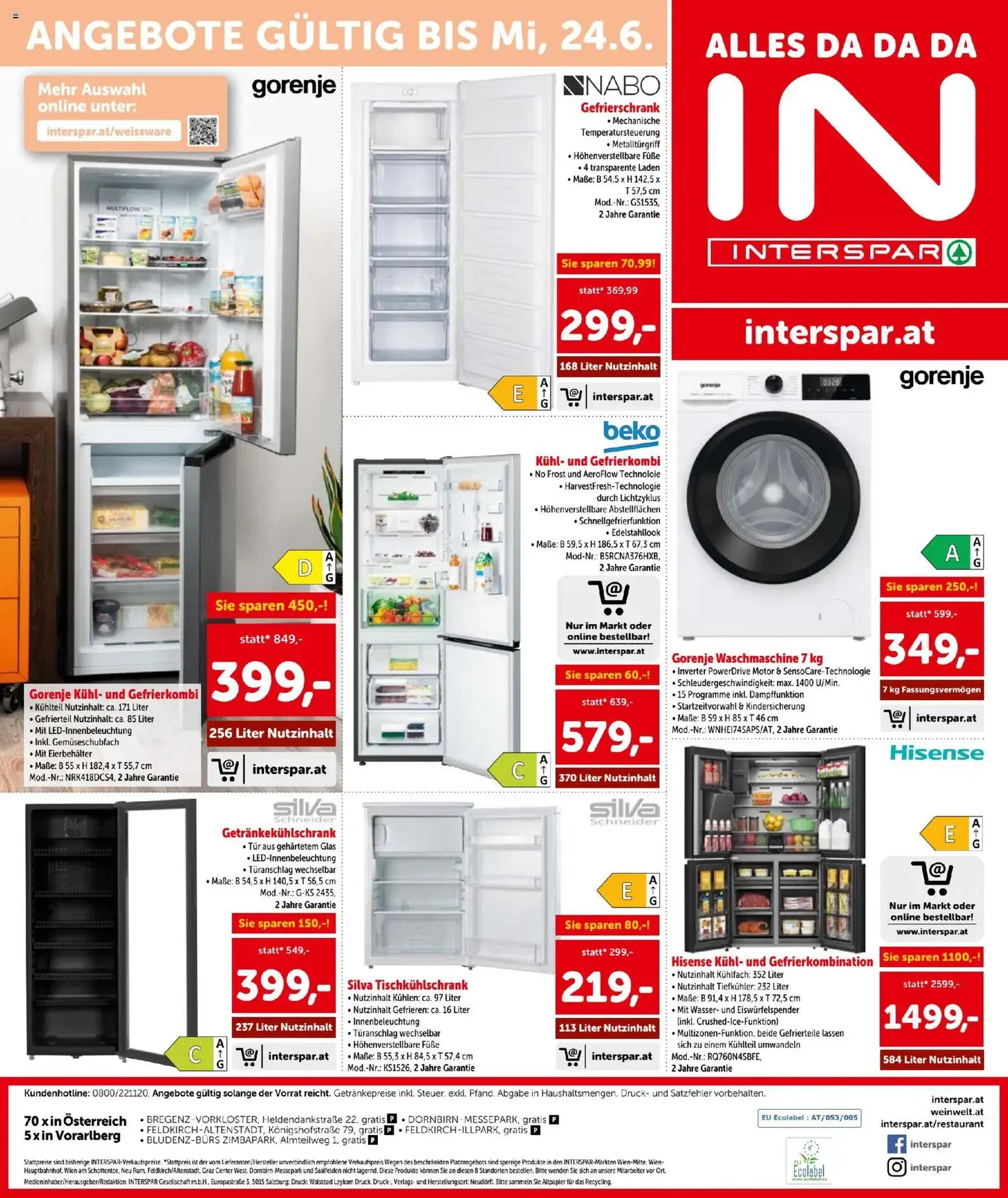 Interspar Flugblatt - Gültiger Prospekt ab 03.06.2026, Seite 20 von insgesamt 20