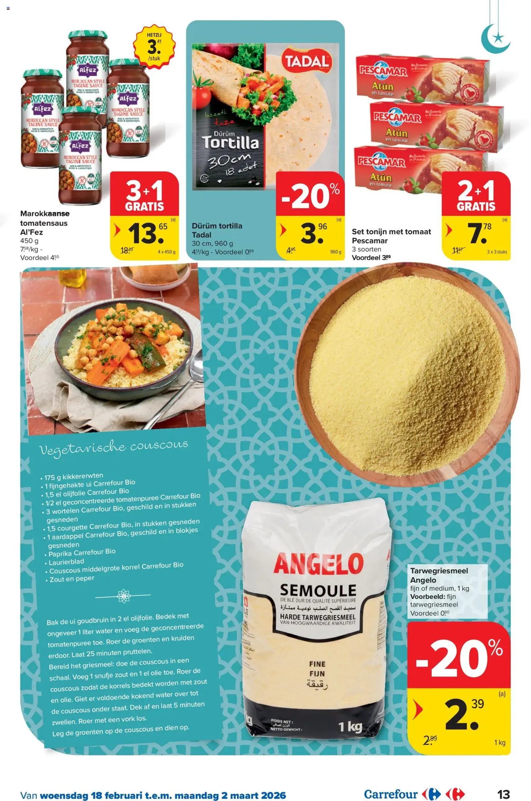 Carrefour folder week 8 - geldige folder vanaf 18/02/2026 pagina 13 van 16