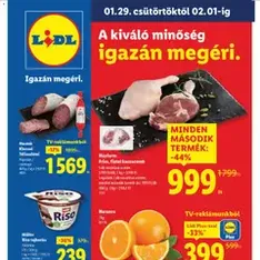 Lidl Akciós újság - szórólap előnézete érvényes 2026.01.29. -tól