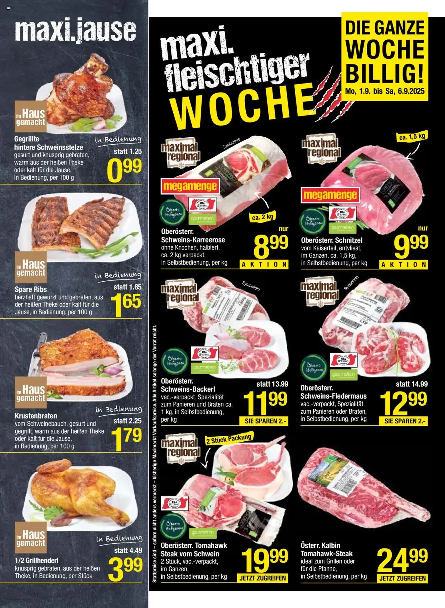 Maximarkt Flugblatt - Gültiger Prospekt ab 01.09.2025, Seite 2 von insgesamt 24 Maximarkt Flugblatt - Gültiger Prospekt ab 01.09.2025, Seite 2 von insgesamt 24