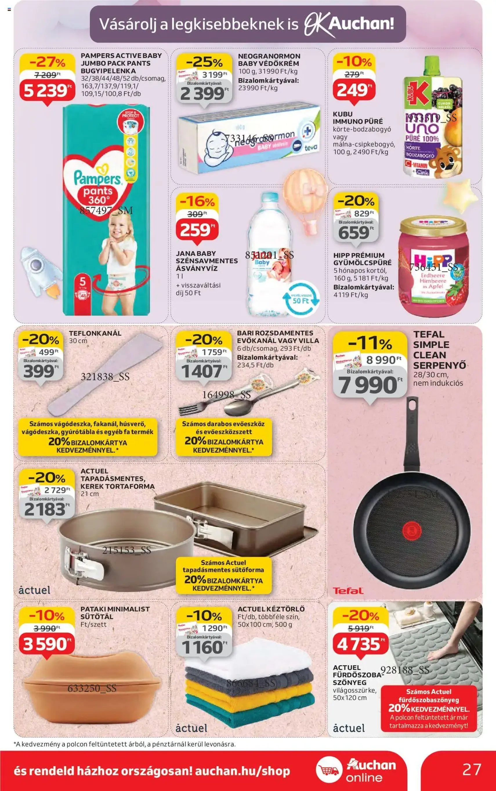 Auchan Akciós újság - 2025.07.31. érvényes szórólap 27 oldal 42 oldalból Auchan Akciós újság - 2025.07.31. érvényes szórólap 27 oldal 42 oldalból