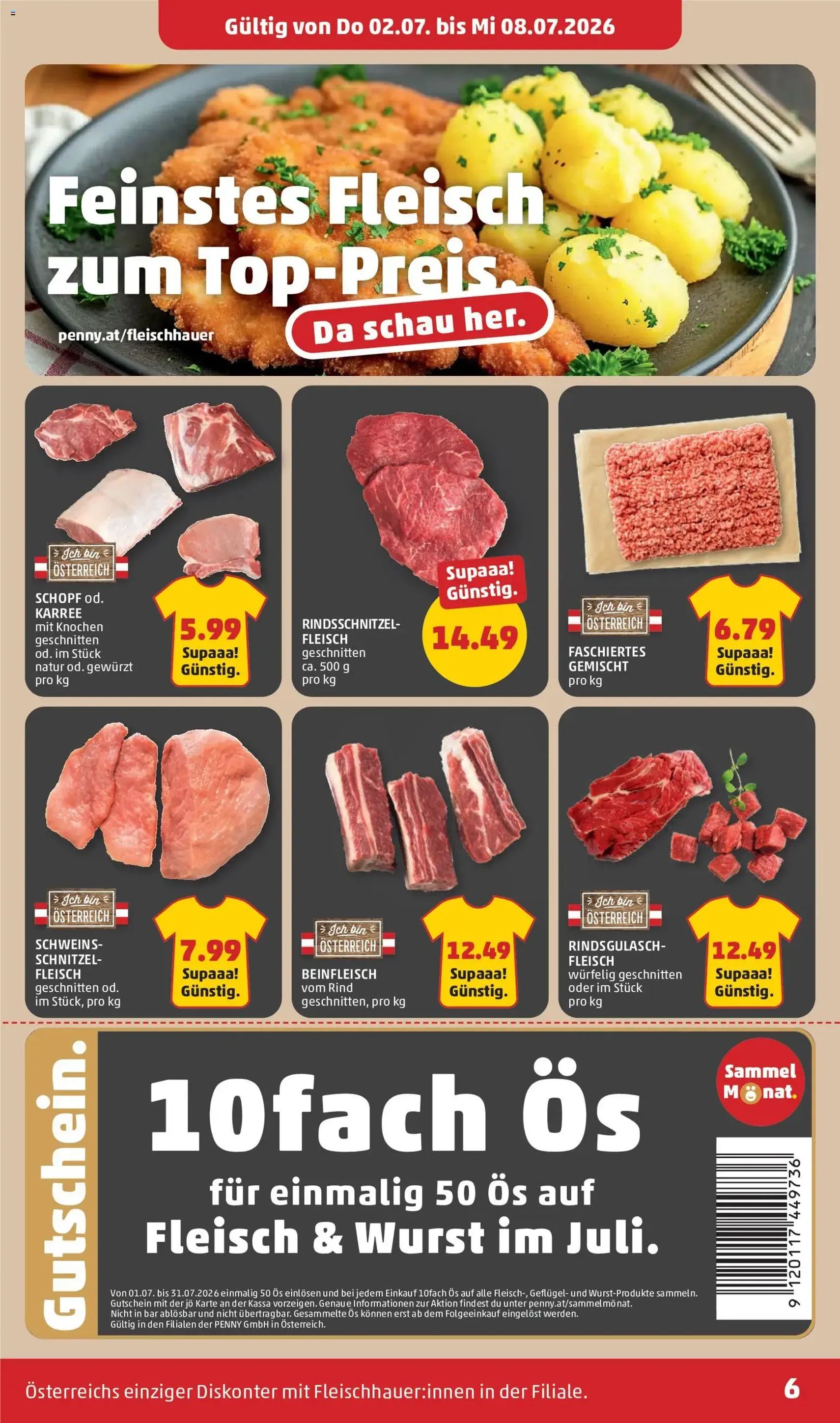 Penny Markt Flugblatt - Gültiger Prospekt ab 02.07.2026, Seite 6 von insgesamt 28