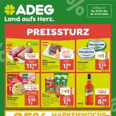 ADEG Flugblatt - Prospekt Vorschau gültig ab 01.10.2026