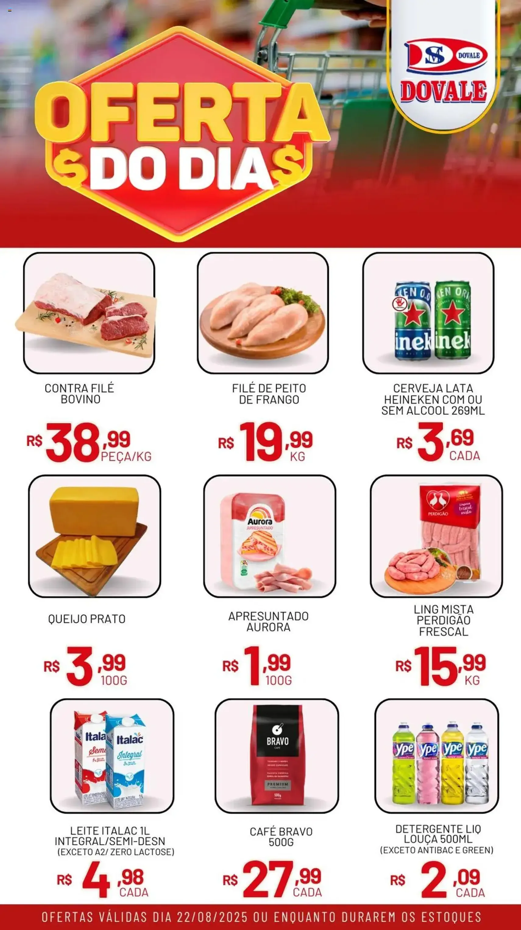 Dovale - Ofertas do Dia - folheto válido a partir de 22/08/2025 página 1 de 1