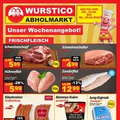 Wurstico Abholmarkt Flugblatt - Prospekt Vorschau gültig ab 23.04.2026