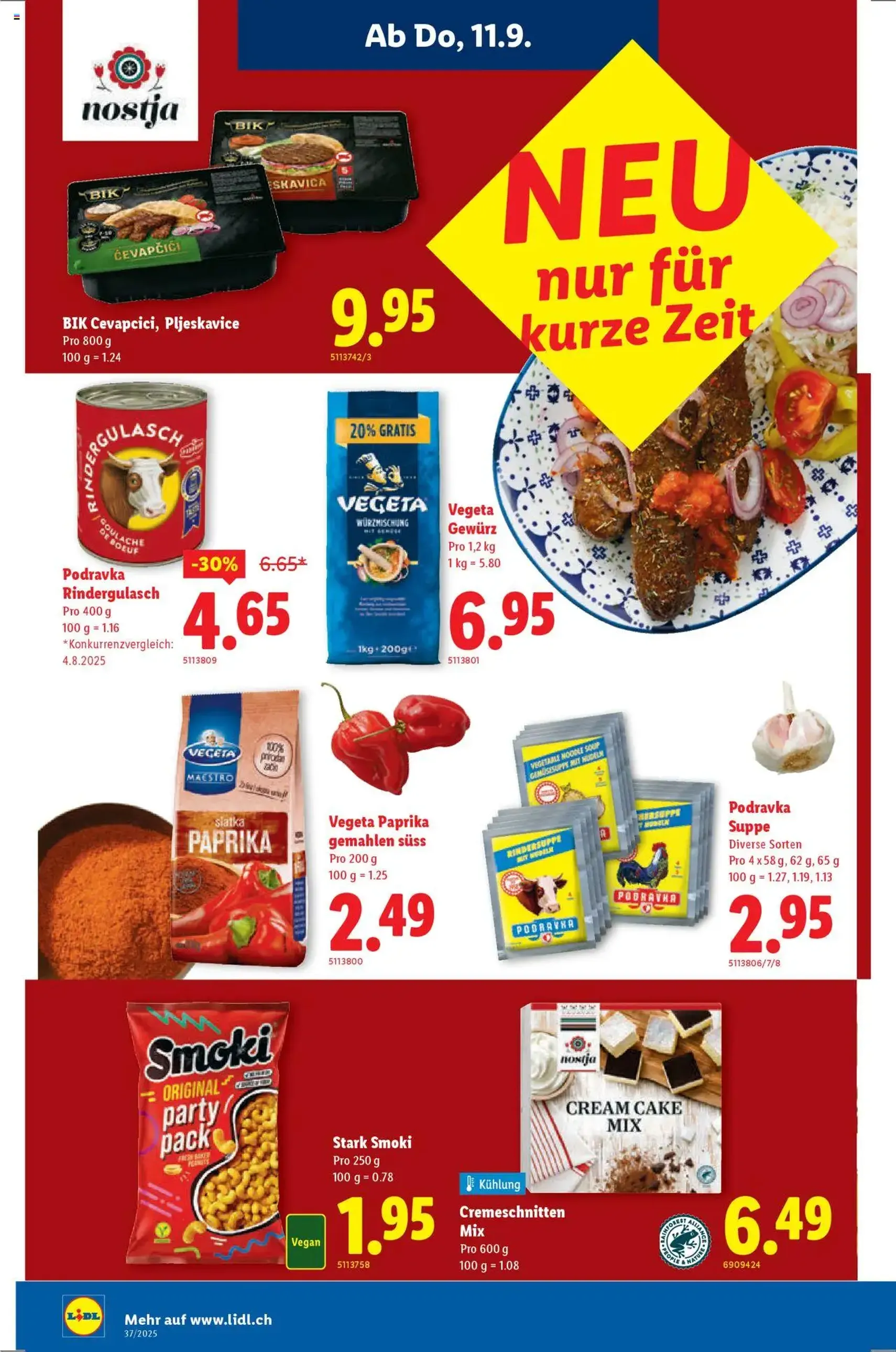 Lidl Aktionen - Gültiger Prospekt ab 11.09.2025, Seite 14 von insgesamt 40 Lidl Aktionen - Gültiger Prospekt ab 11.09.2025, Seite 14 von insgesamt 40