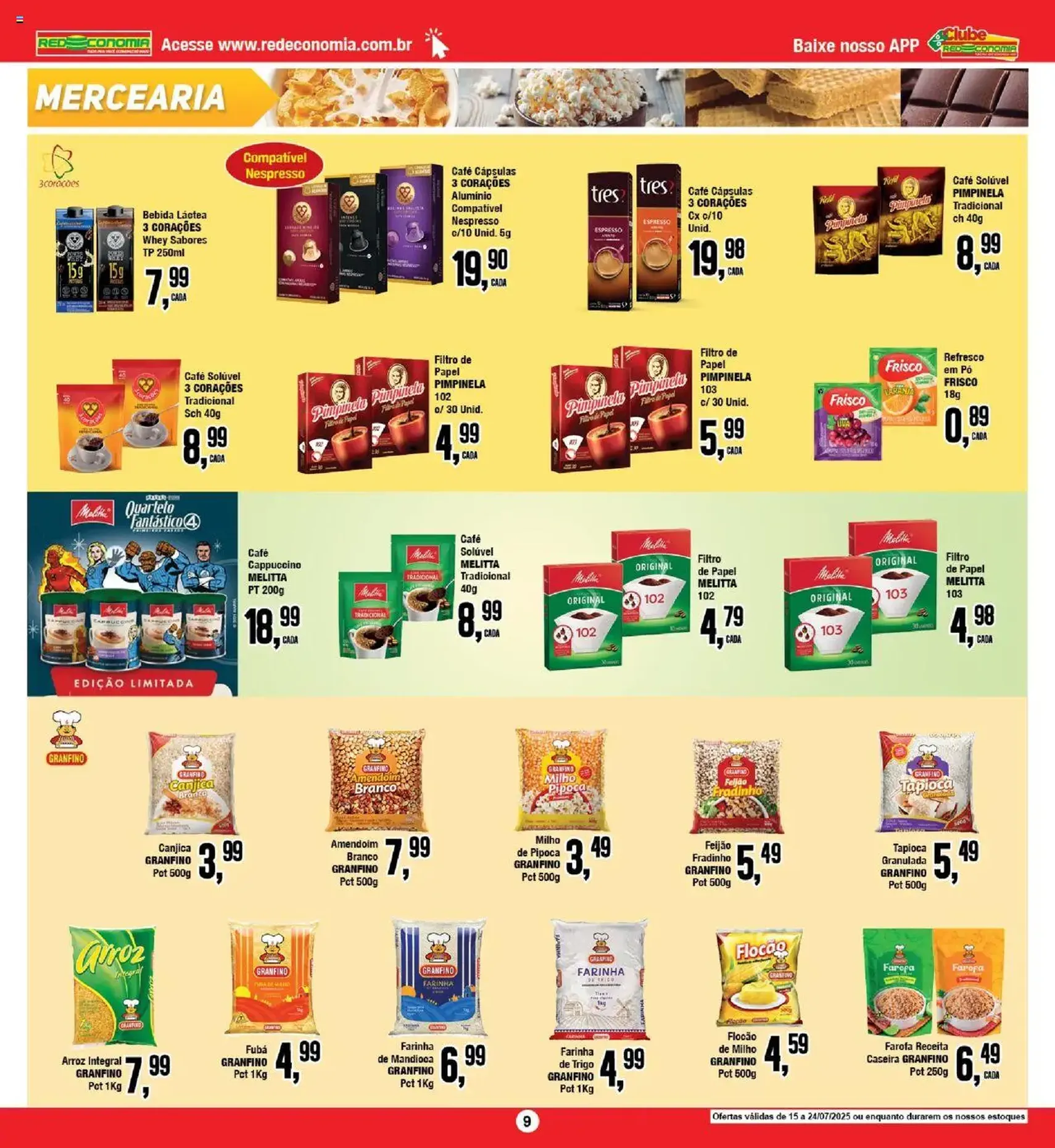 Encarte RedEconomia - folheto válido a partir de 15/07/2025 página 9 de 19
