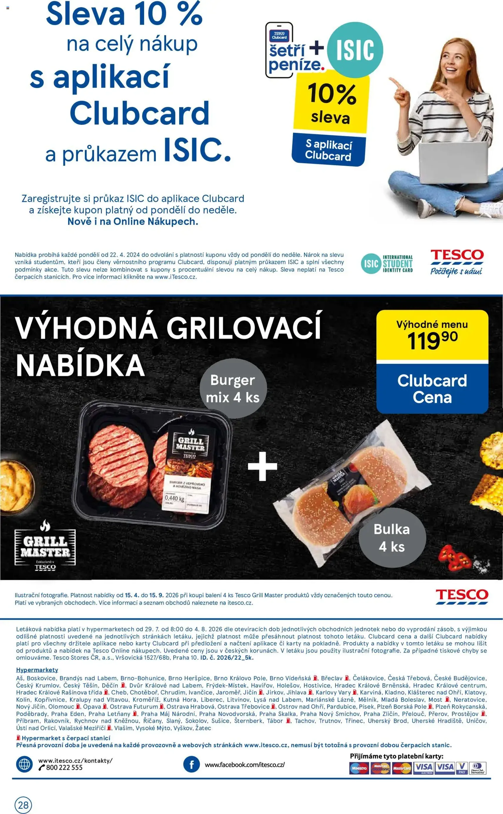 Tesco leták - Hypermarket - platný leták od 29.07.2026 strana 28 z 29