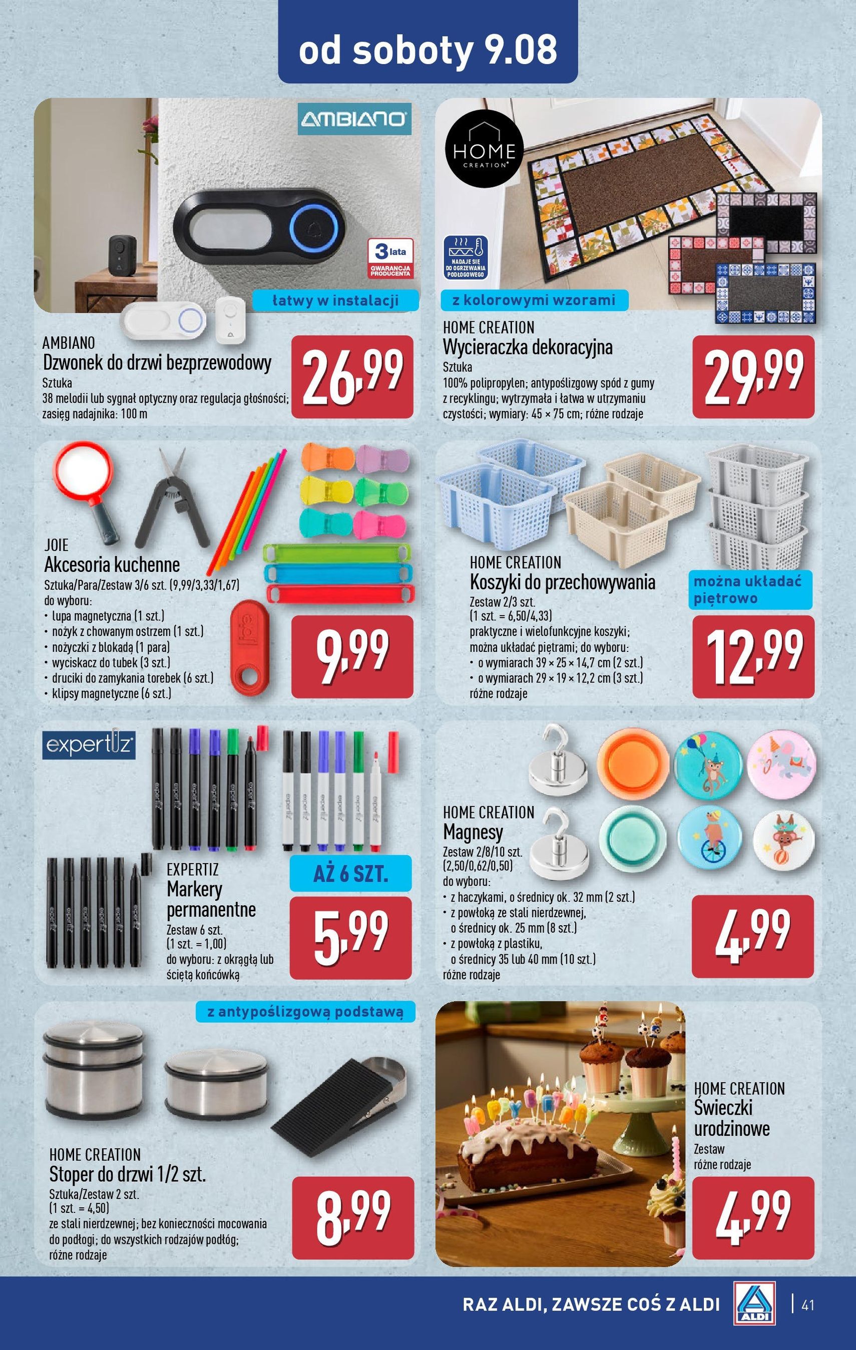 Aldi Gazetka - ważny gazetka od 04.08.2025 strona 41 z 42 Aldi Gazetka - ważny gazetka od 04.08.2025 strona 41 z 42