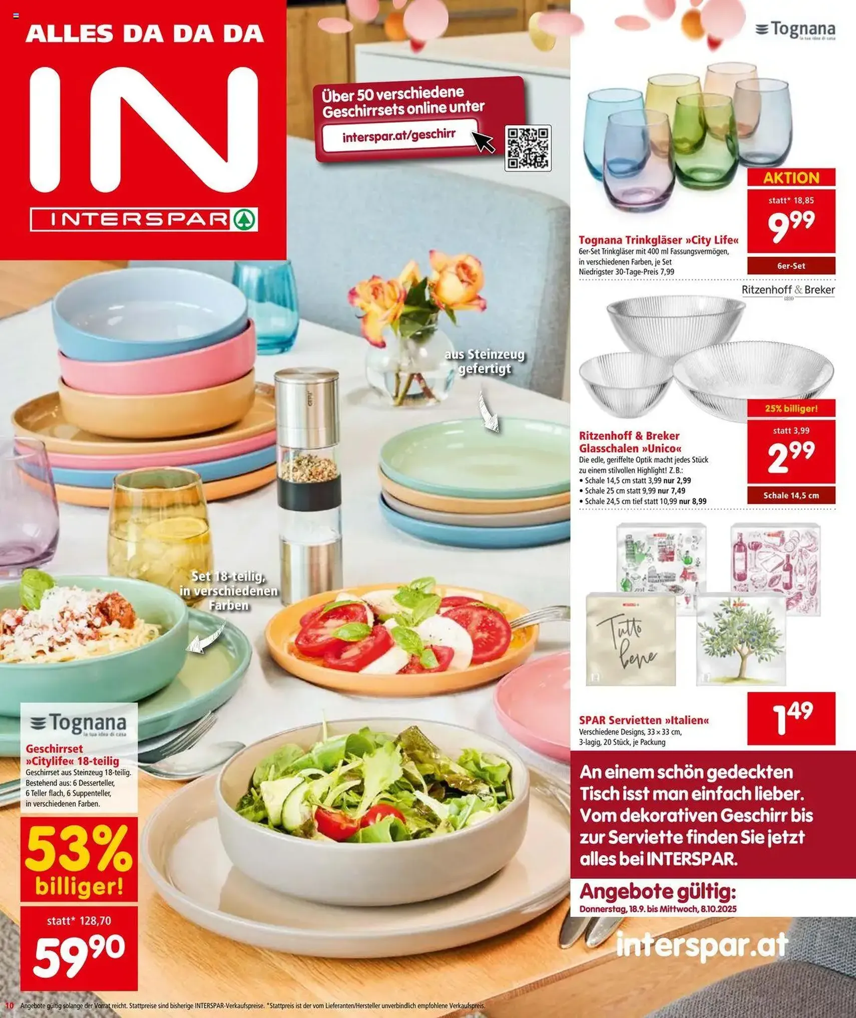 Interspar Flugblatt - Gültiger Prospekt ab 18.09.2025, Seite 10 von insgesamt 16